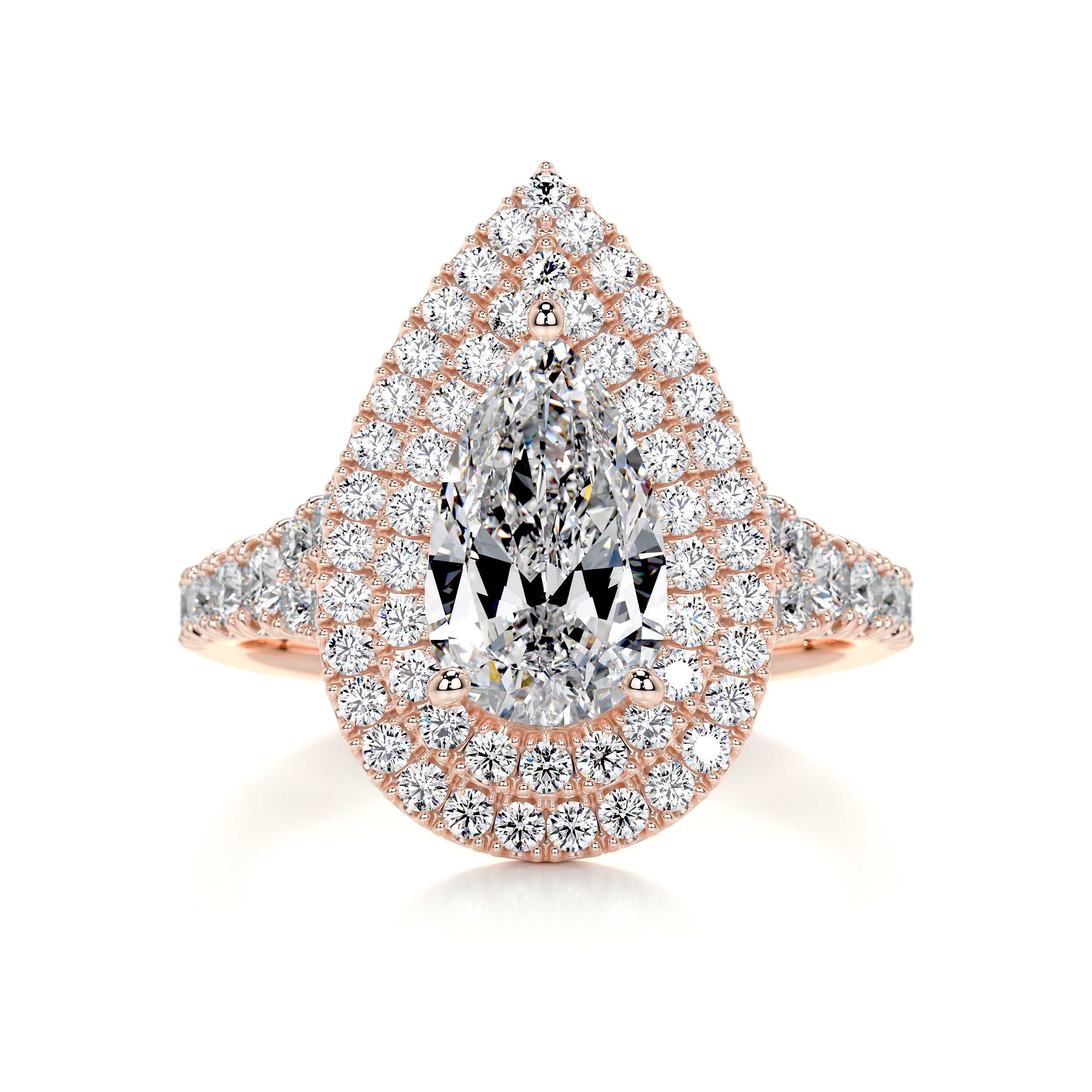 Melanie Diamond Engagement Ring -14K Rose Gold、mySite、hinf8tx79