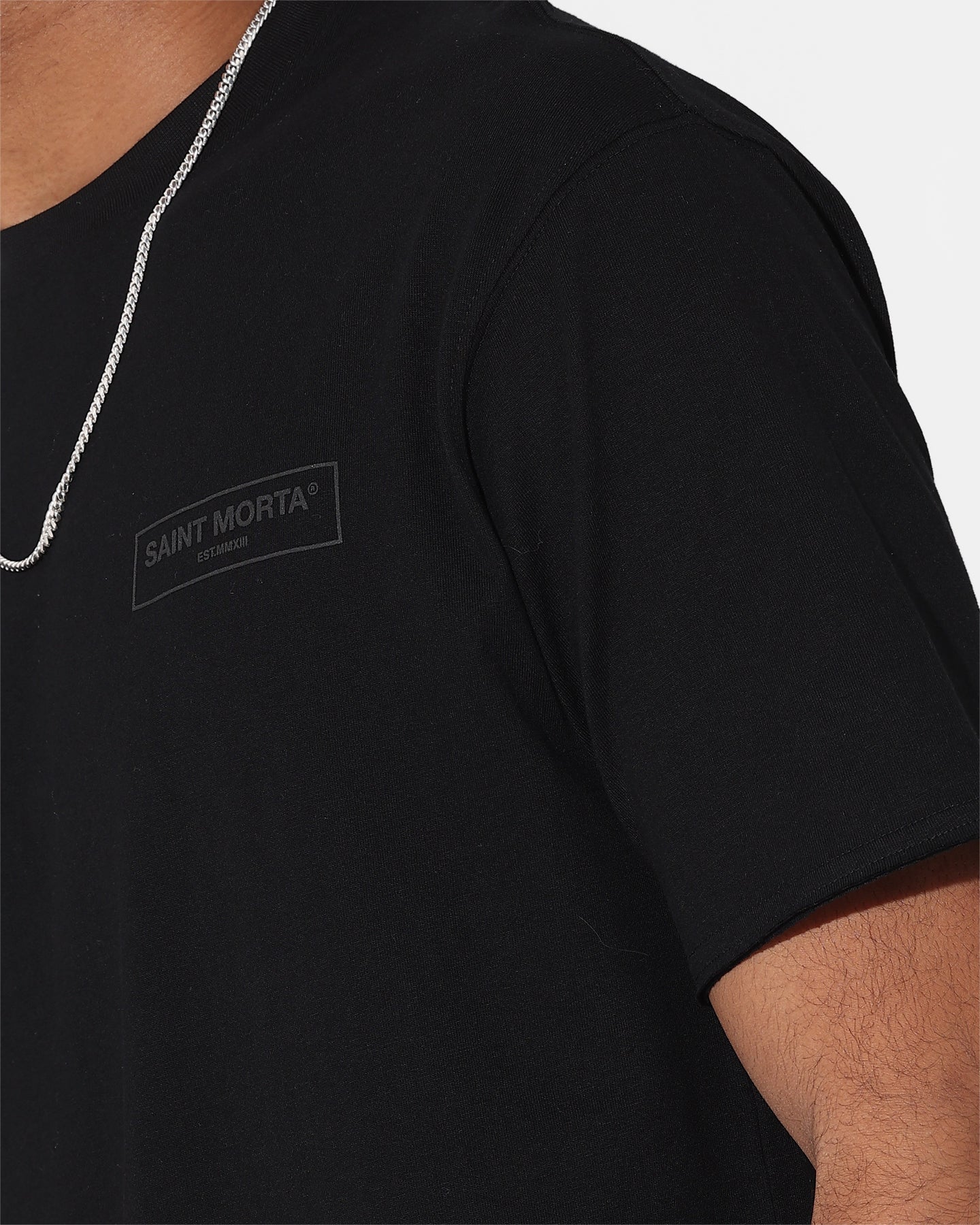 Saint Morta Alpha Box T-Shirt Black/Black、mySite、zt4zffjzw