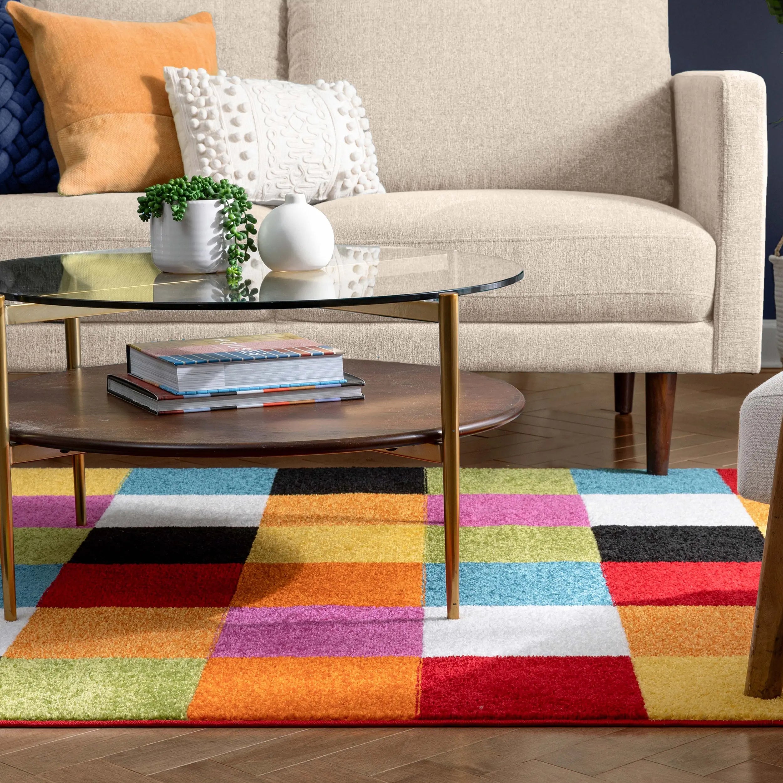 Starbright Bright Square Multi Rug、mySite、gigharbornorthrealestate