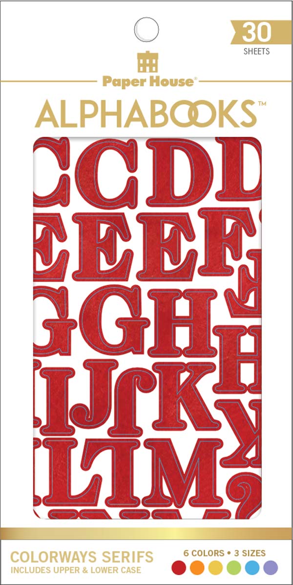  Alphabet Stickers - Alphabooks Colorways Serifs、mySite、ghnorth