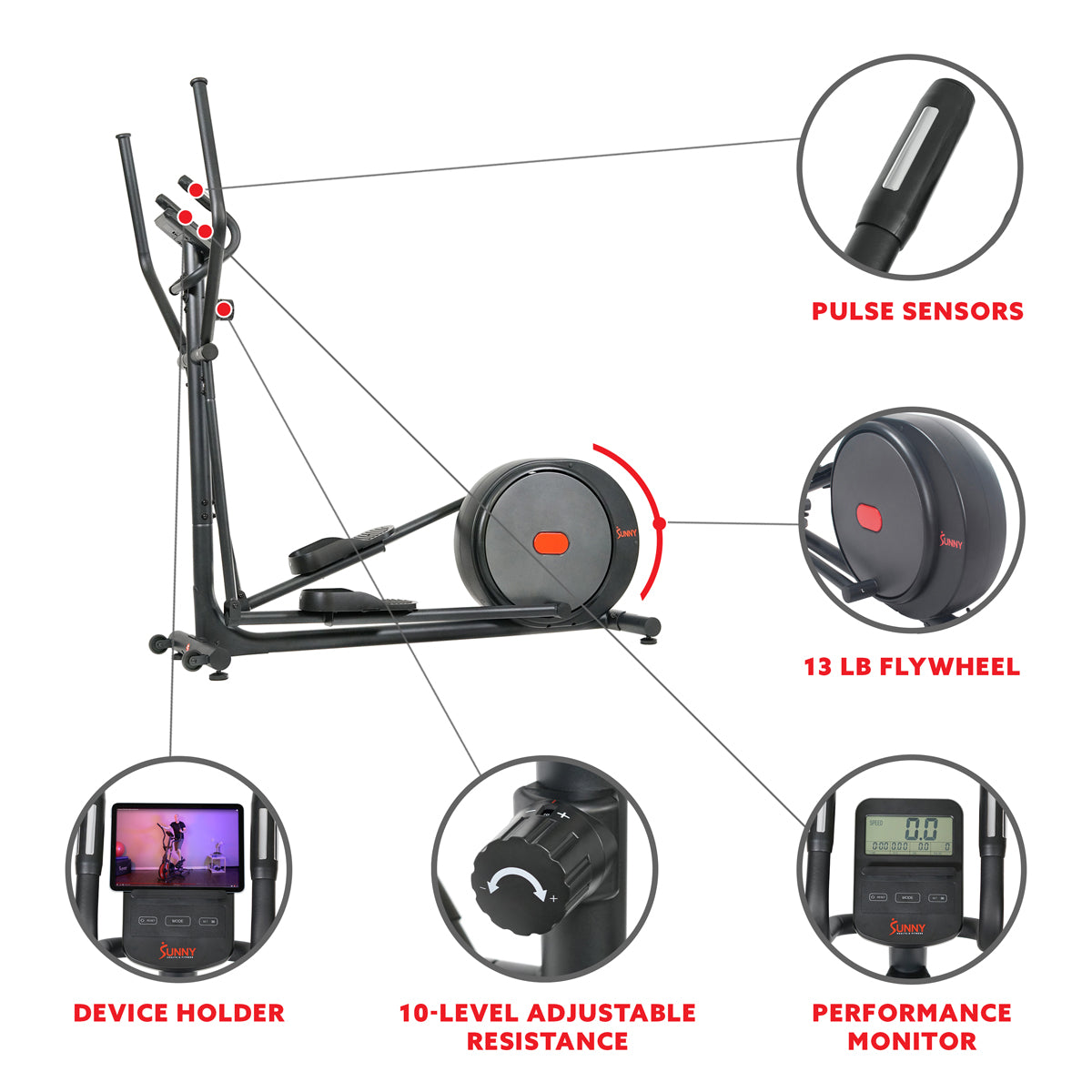  Carbon Pro Elliptical Machine Magnetic Resistance Trainer、mySite、ghnorth