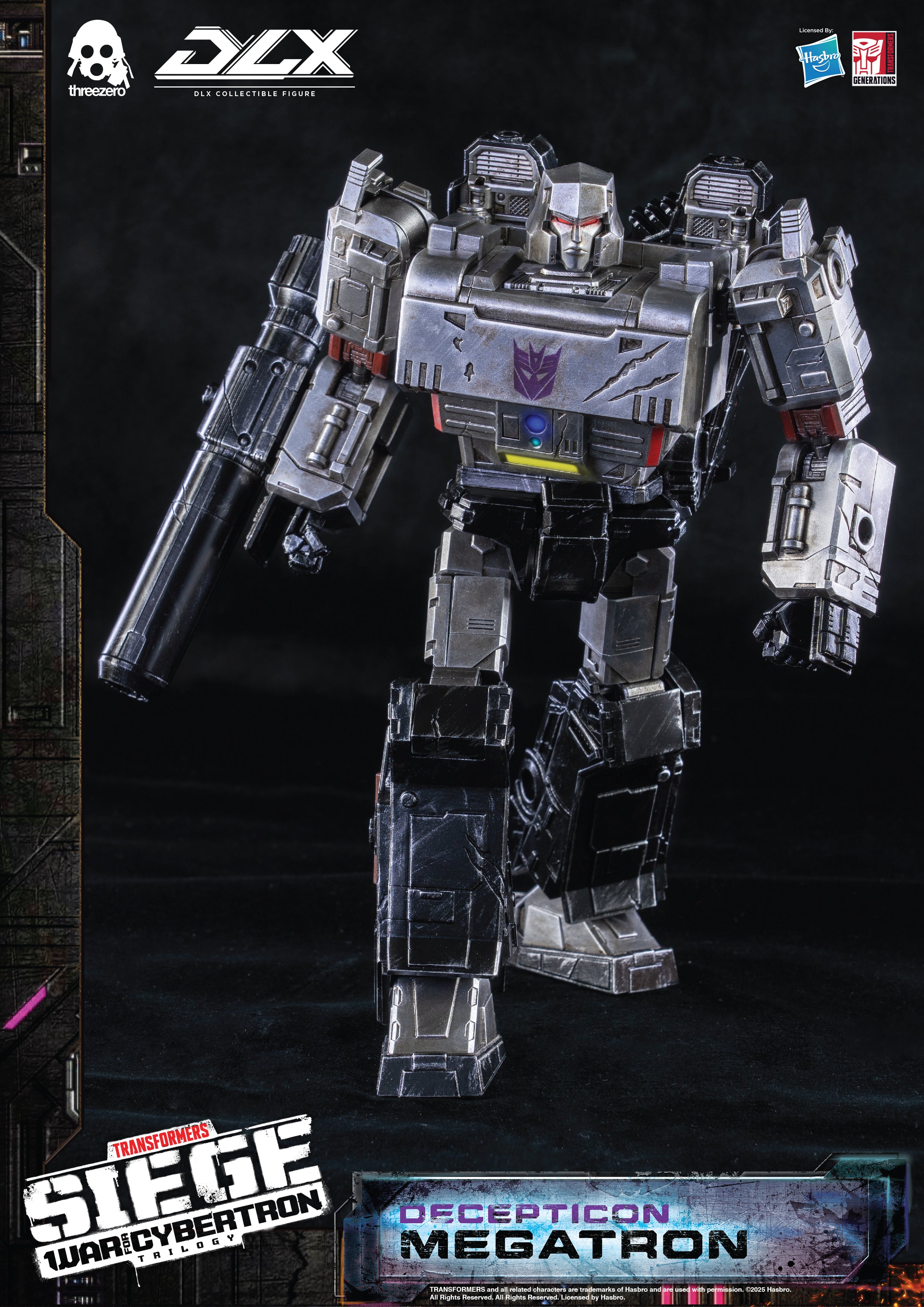 Threezero Transformers: War for Cybertron Trilogy DLX Megatron、mySite、hgirdovlk