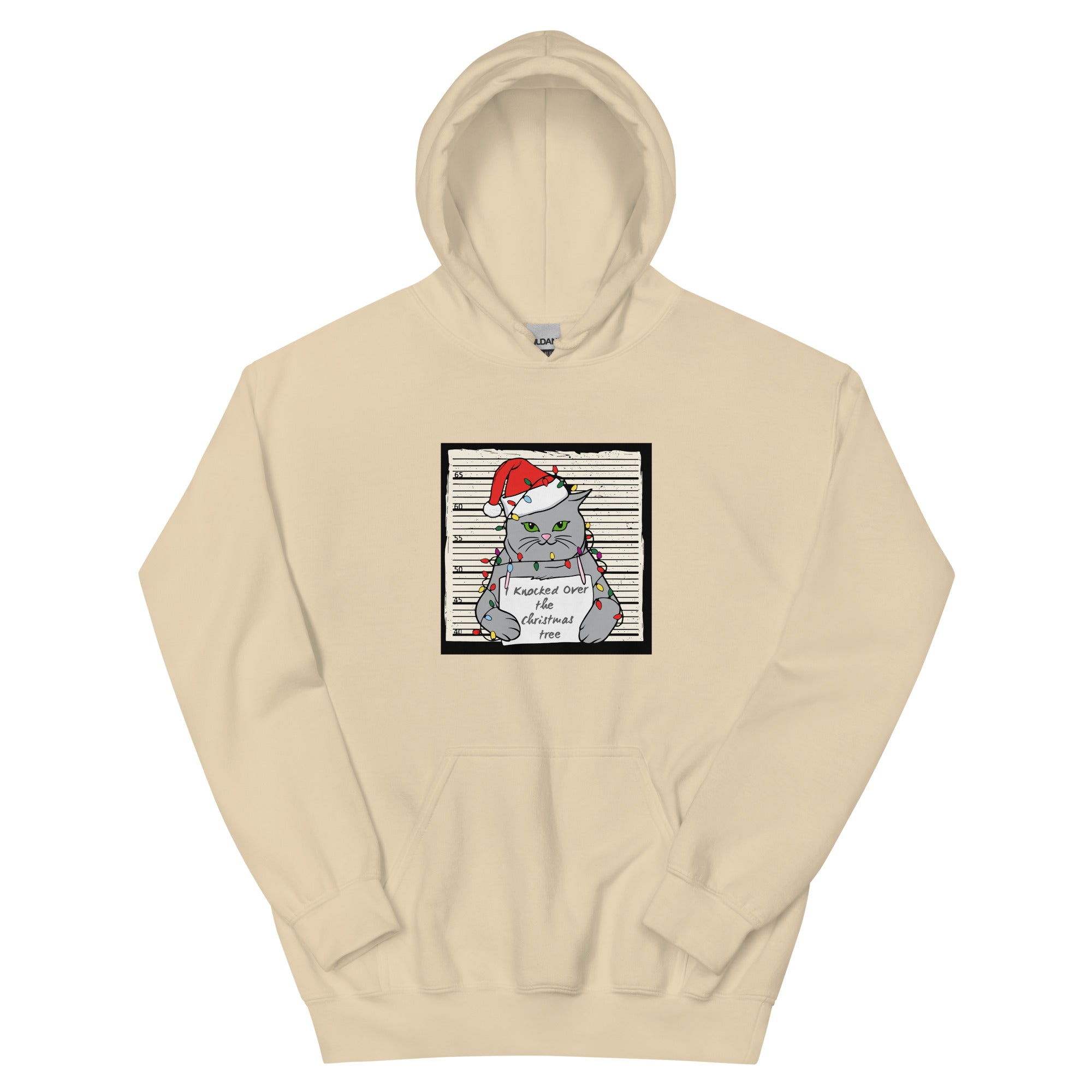 Christmas Shenanigans Cat Hoodie、mySite、camillekostekn