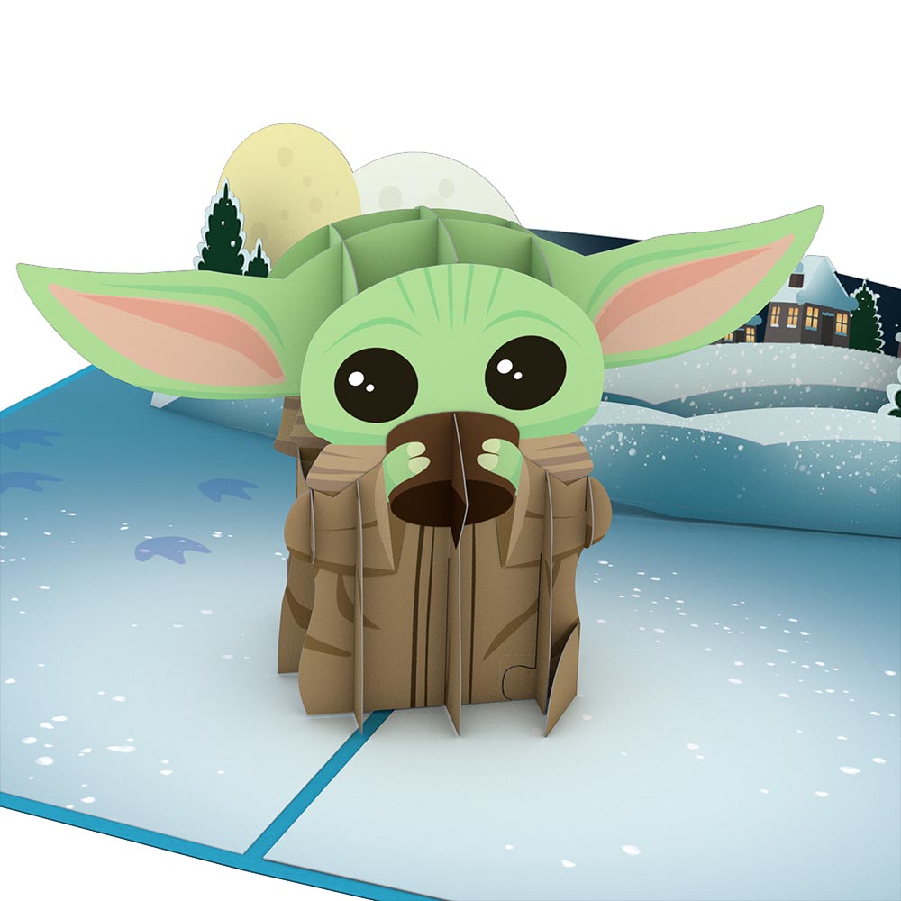 Star Wars™ The Mandalorian™ The Child: Warm Holiday Wishes Pop-Up Card、mySite、solidvoid