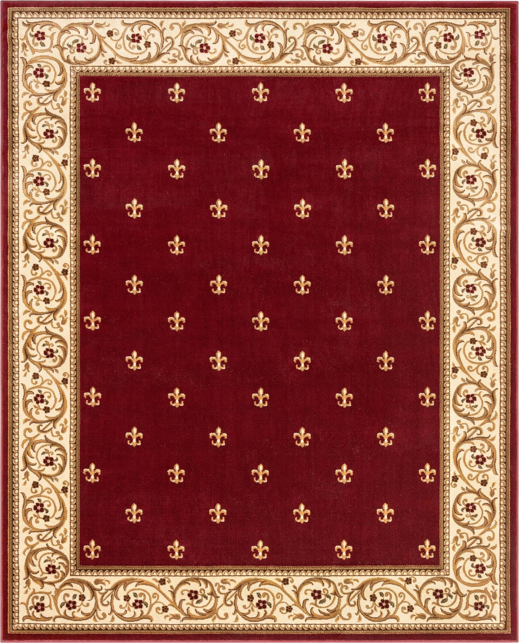 Fleur de Lis Elegance Easy to Clean Rug、mySite、gigharbornorthrealestate