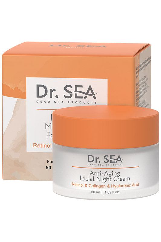 DR. SEA - Anti-Aging Night Cream - Retinol, Collagen & Hyaluronic Acid、mySite、elrpsem3k