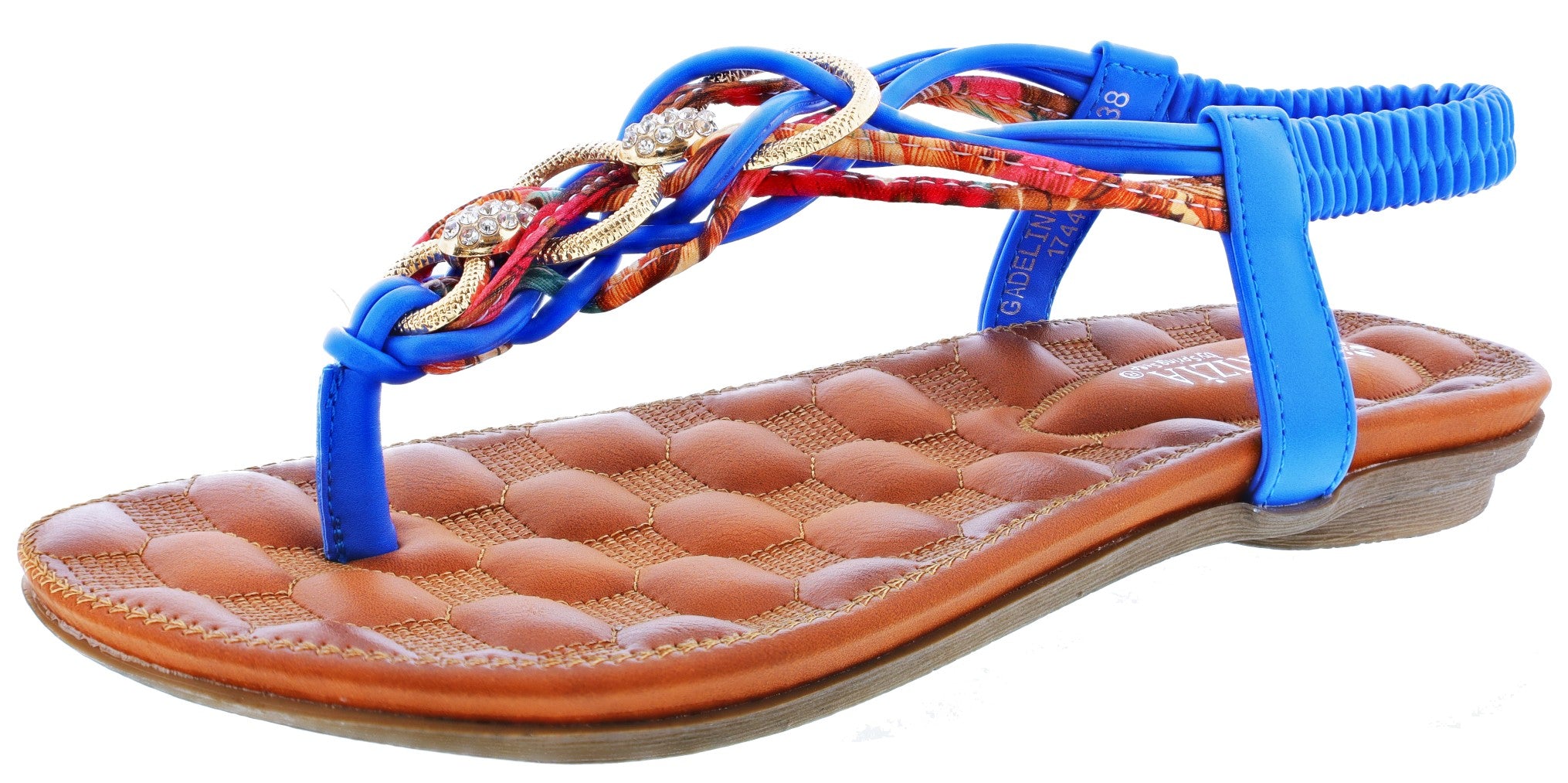 Patrizia Womens Gadelina Lightweight Summer T-Strap Sandals、mySite、dreamappss