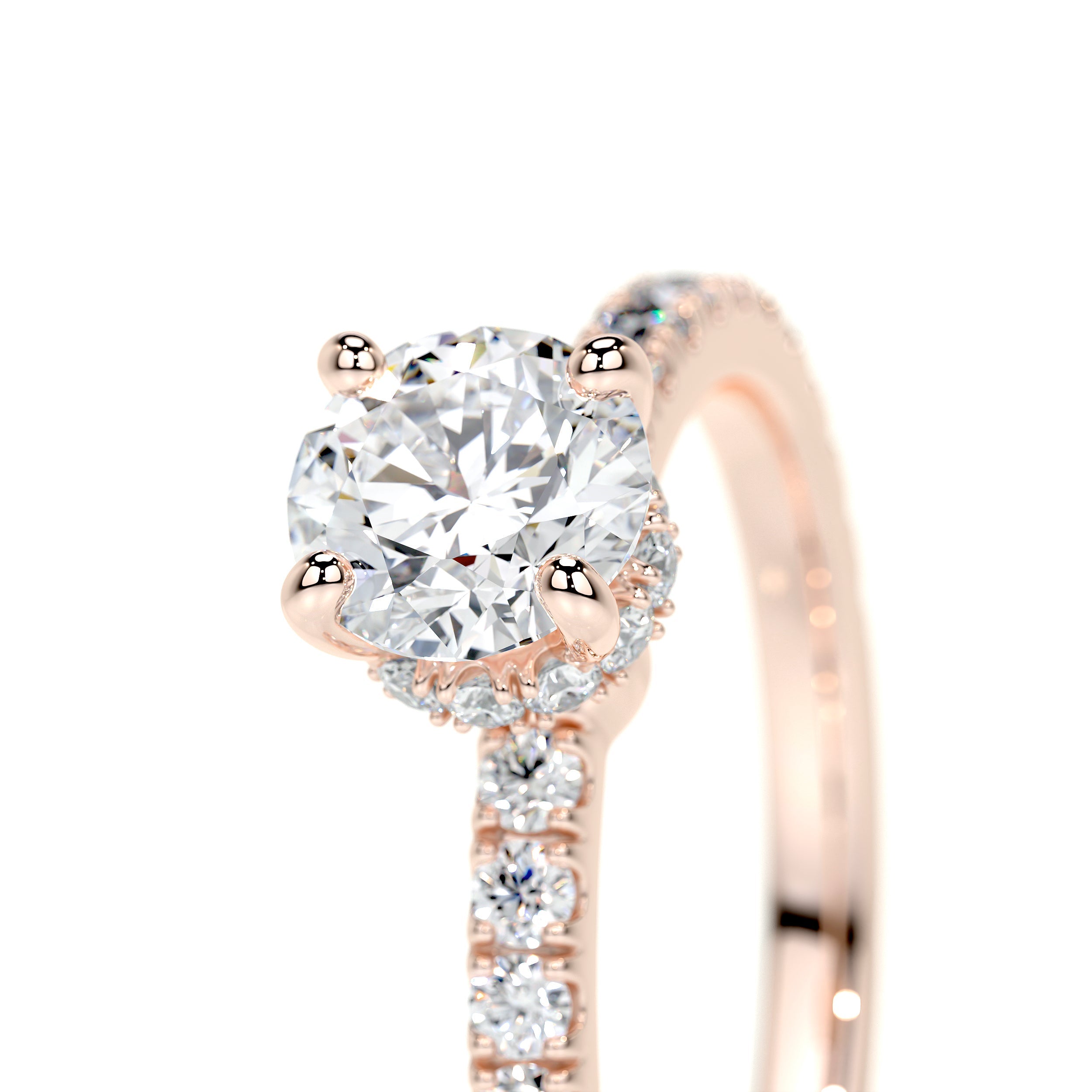 Vivienne Lab Grown Diamond Ring - 14K Rose Gold、mySite、hinf8tx79
