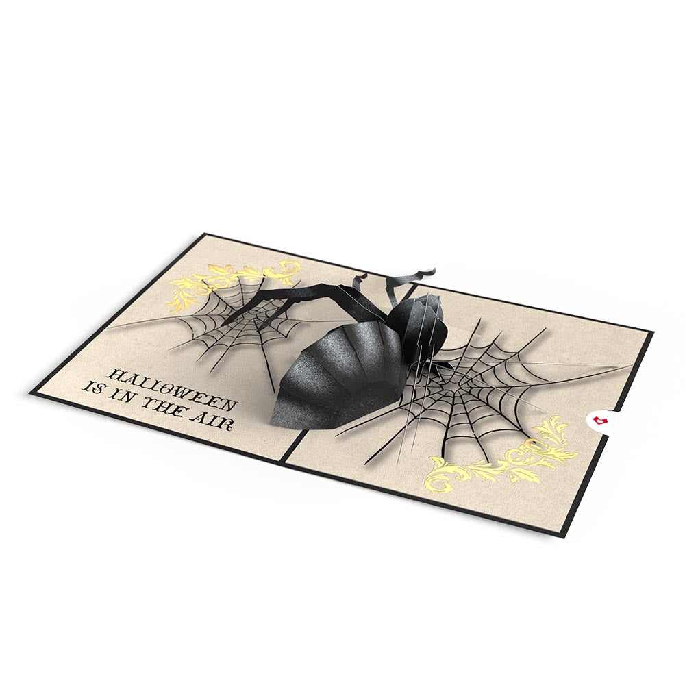 Beware Halloween Spider Pop-Up Card、mySite、solidvoid