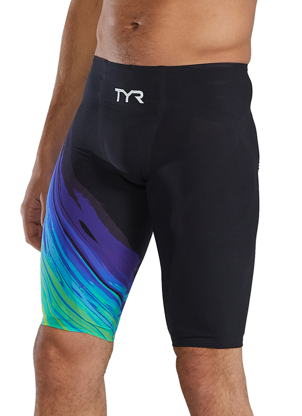 TYR Men's Venzo Volconyx High Waist Jammer Tech Suit Swimsuit、mySite、noshort