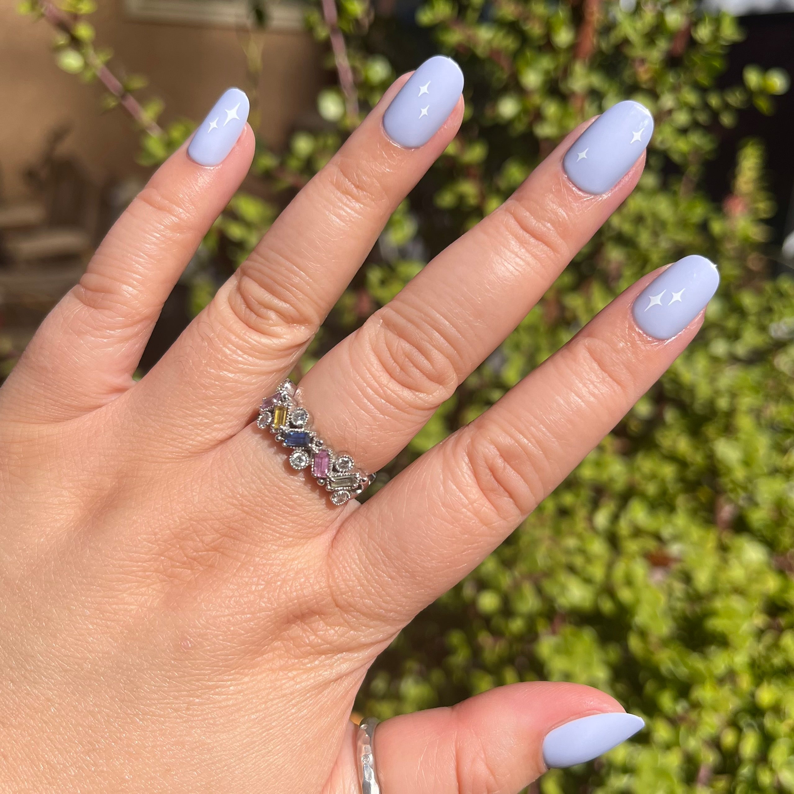 Sparkle Accent | Short | Round - Tab Press-On、mySite、solidvoid