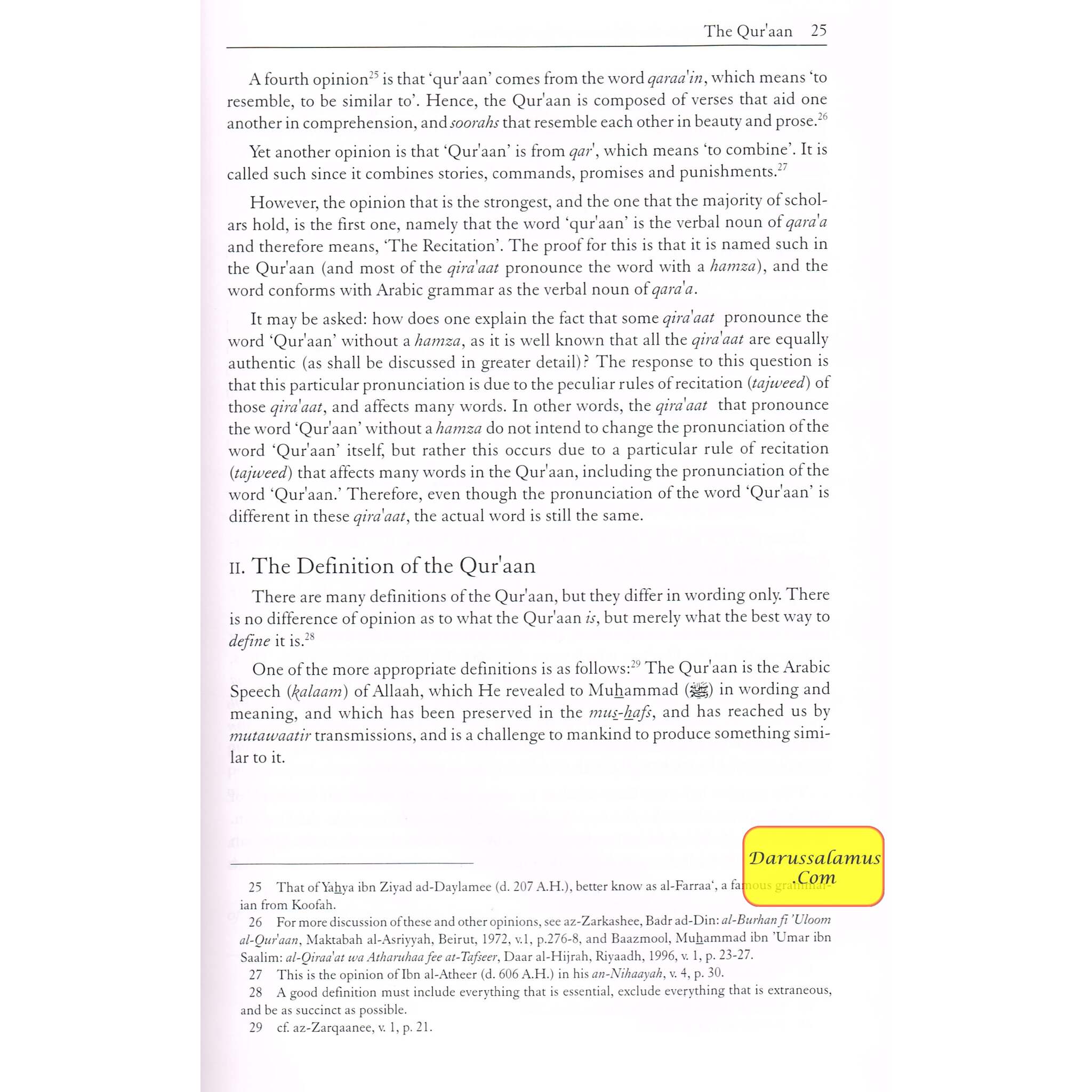 An Introduction to the Sciences of the Quran By Abu Ammaar Yasir Qadhi、mySite、topwebapps