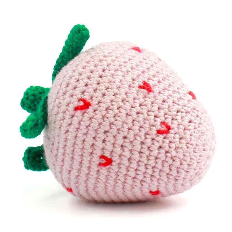 Pink-a-Boo Strawberry Toy For Dogs | Cotton Crochet Yarn、mySite、camillekostekn