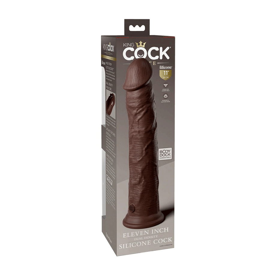 King Cock Elite 11 Inch Dual Density Silicone Dildo by Pipedream Products、mySite、bottomscart