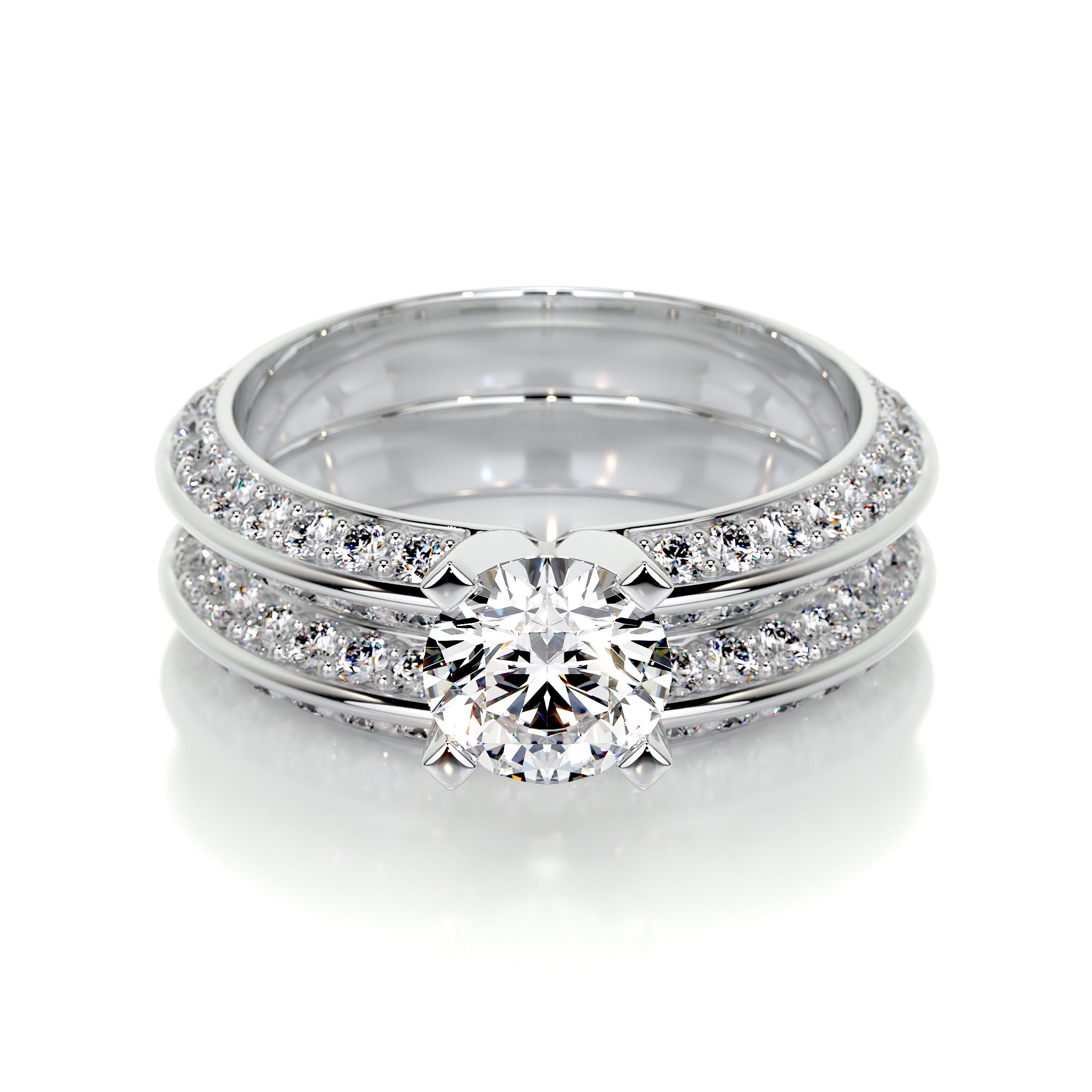 Eliana Lab Grown Diamond Bridal Set -Platinum、mySite、hinf8tx79