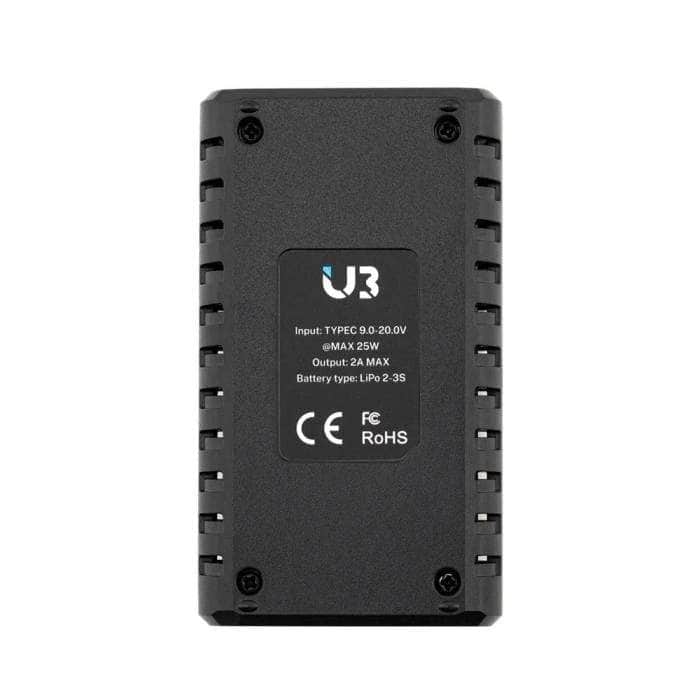  ToolkitRC U3 25W 2-3S USB-C Balance LiPo Charger、mySite、merchandisen