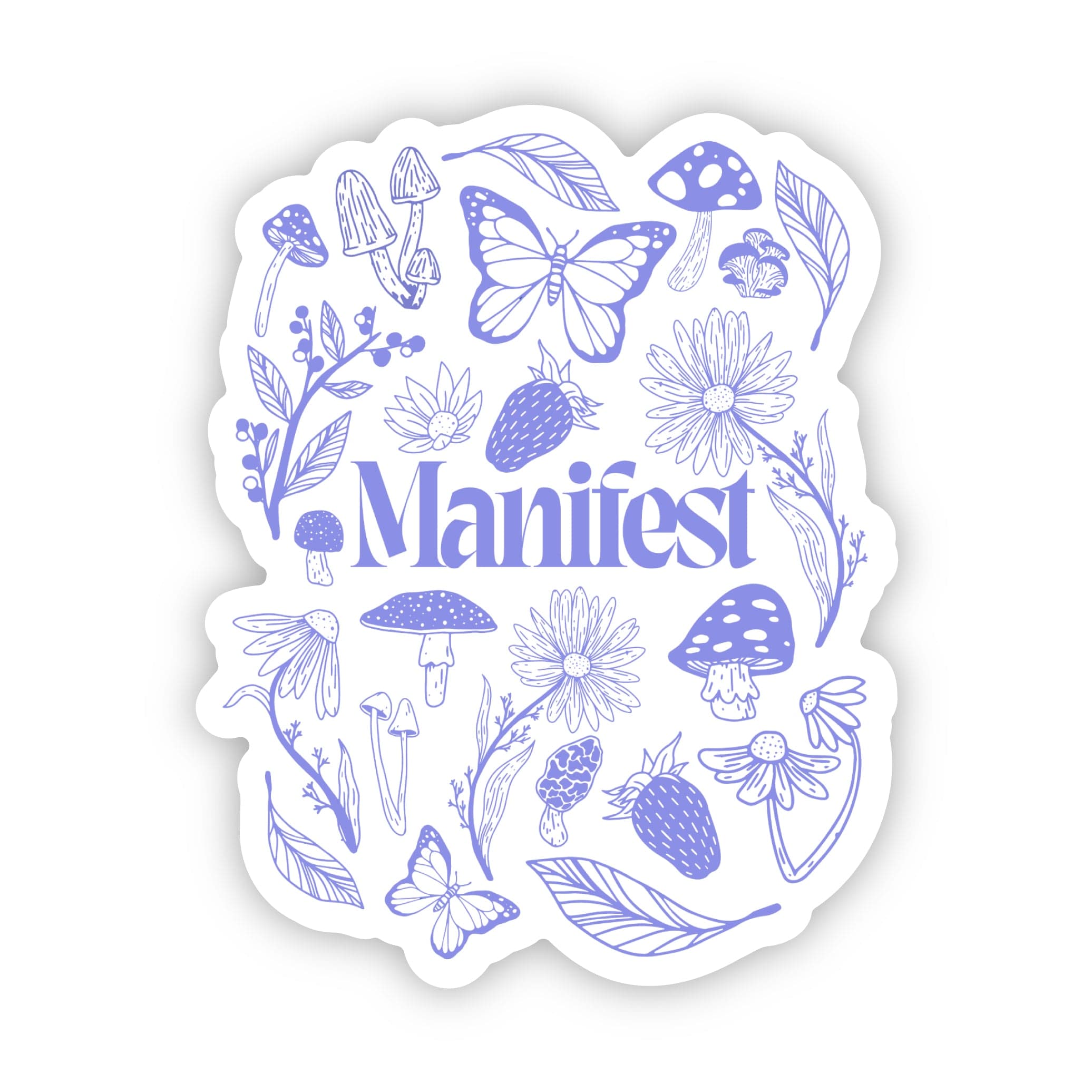  Manifest Sticker - Floral、mySite、ghnorth