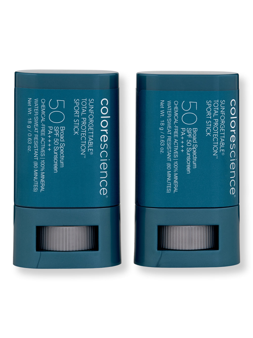 Colorescience Sunforgettable Total Protection Sport Stick SPF 50 - Twin Pack、mySite、gigharbornorthrealestate