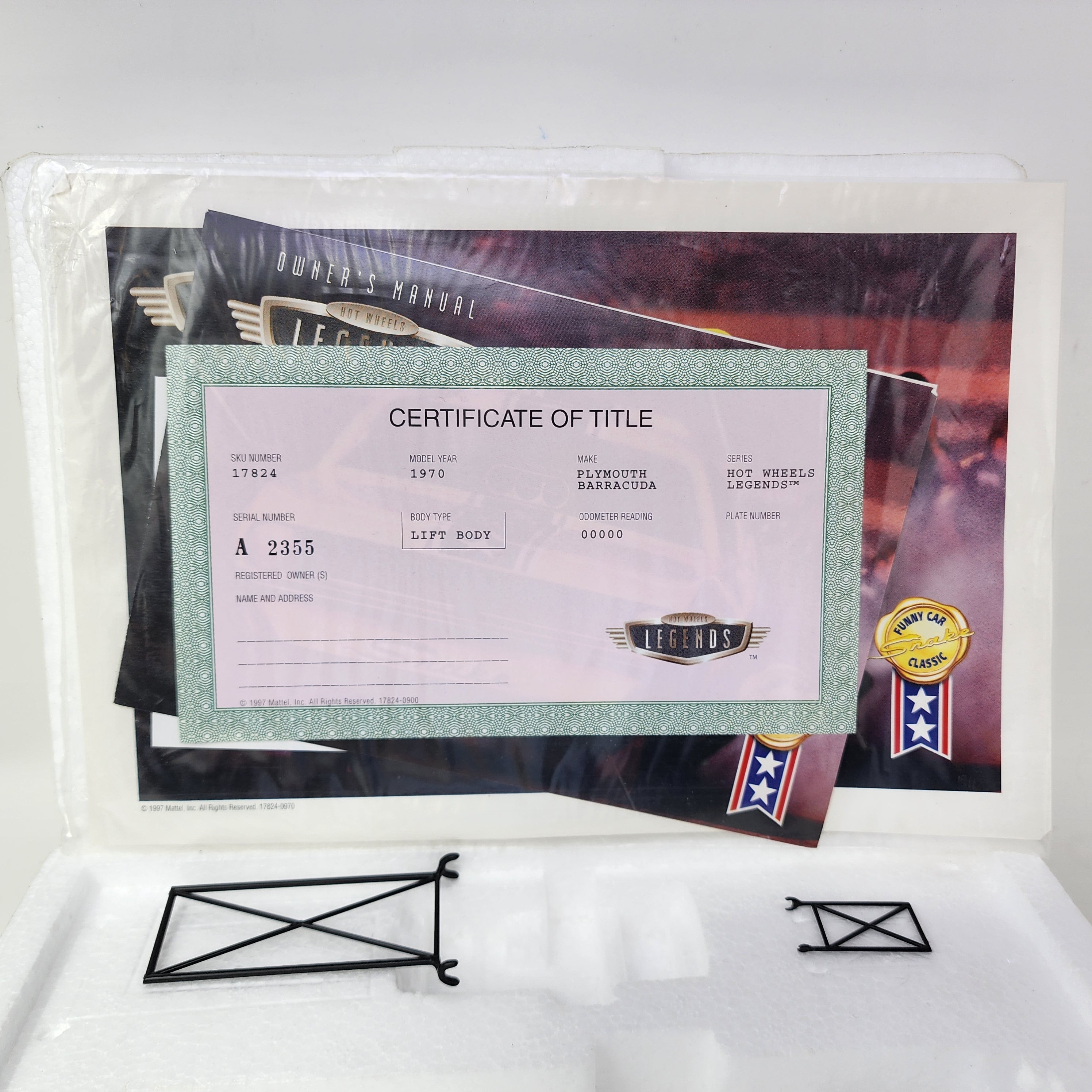 Hot Wheels Legends Funny Car '70 Plymouth Barracuda Snake 1/24 Scale & 1/64 Scale (Copy)、mySite、hgirdovlk