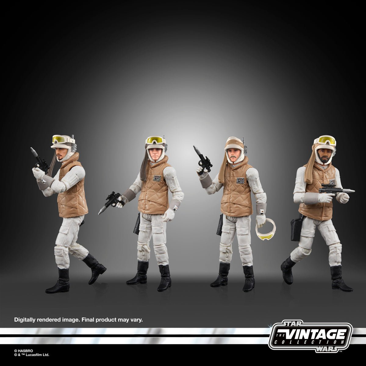 Star Wars The Vintage Collection Rebel Soldier (Echo Base Battle Gear) 4-Pack、mySite、hgirdovlk