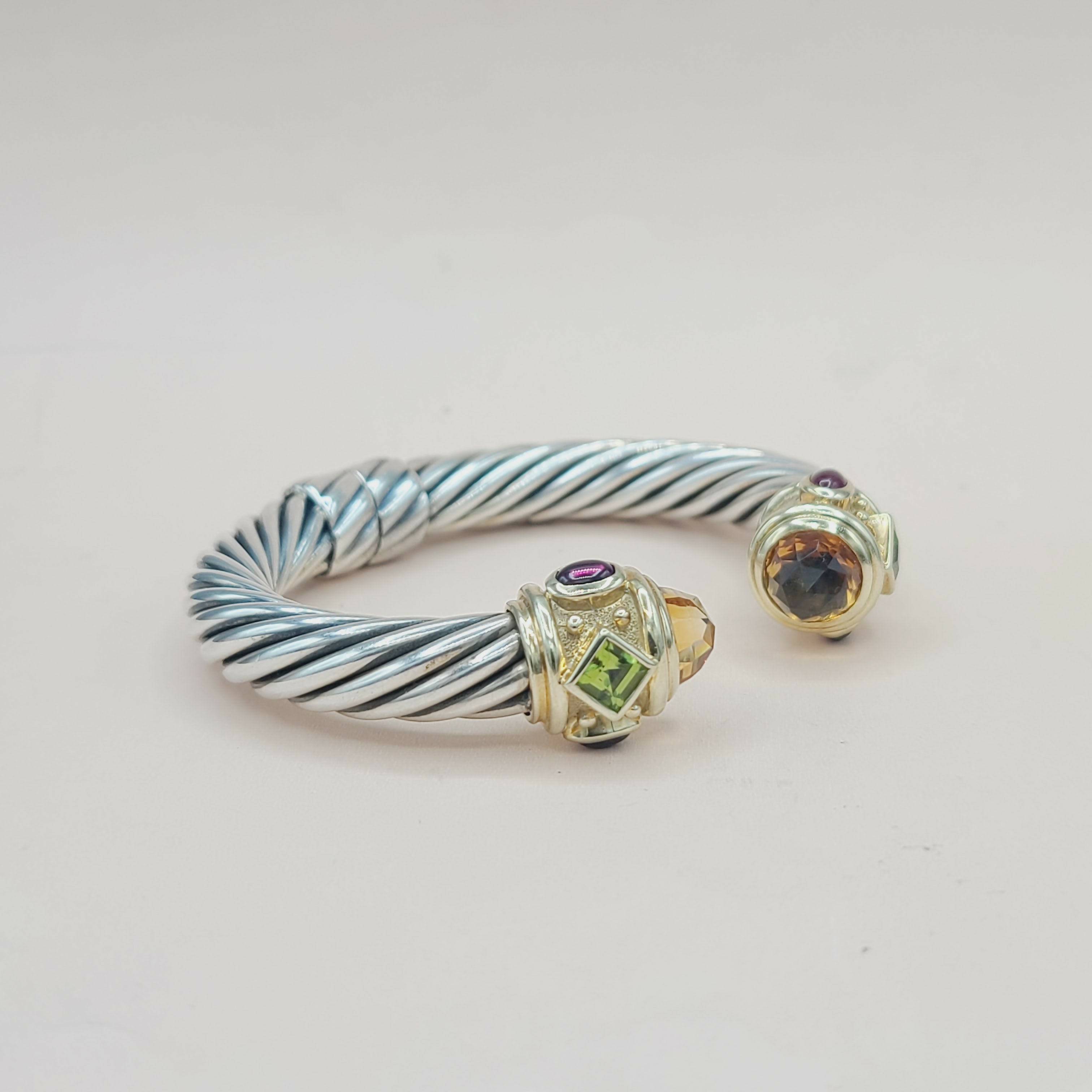 David Yurman Renaissance Bracelet Citrine, Peridot & Garnet、mySite、hinf8tx79