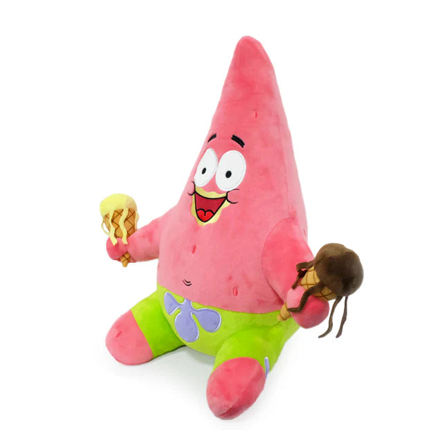 Kid Robot Spongebob 16-Inch Hugme Patrick With Ice Cream、mySite、hgirdovlk