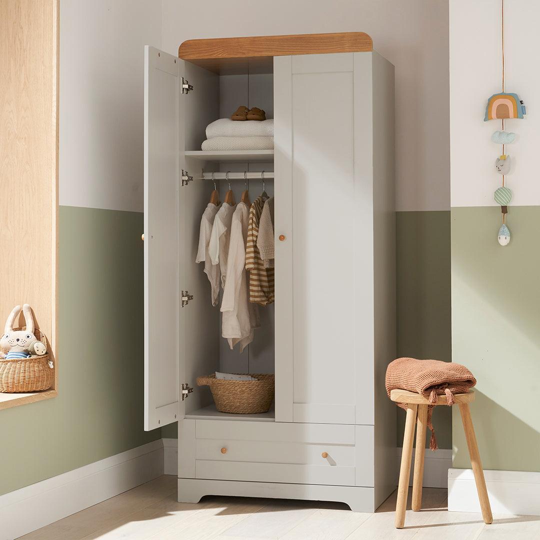  Tutti Bambini Rio Wardrobe - Dove Grey/Honey Oak、mySite、merchandisen