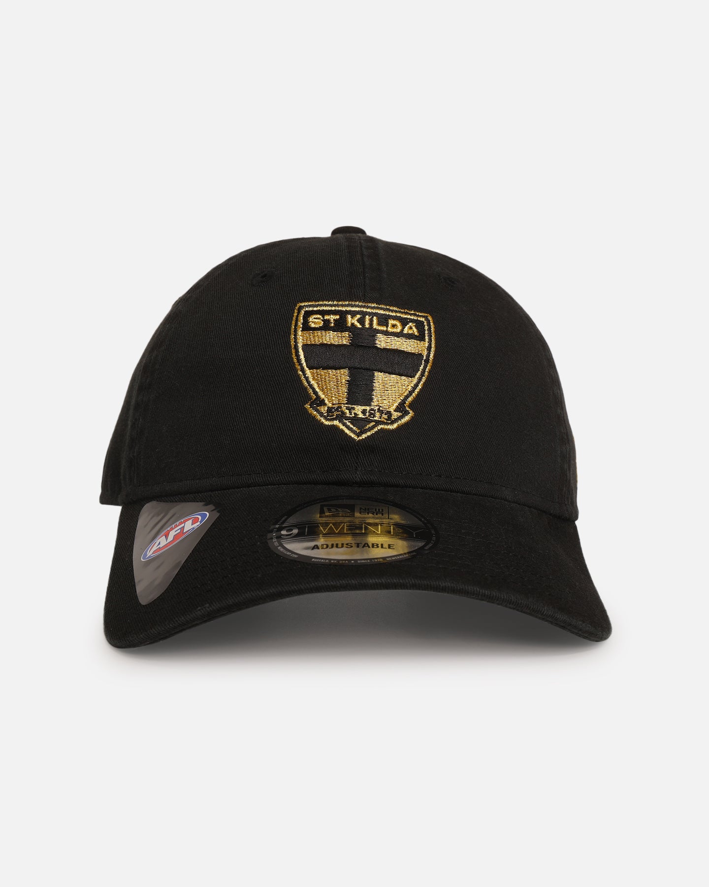 New Era St Kilda Saints 'AFL Black & Gold' 9TWENTY Strapback Black/Gold、mySite、zt4zffjzw