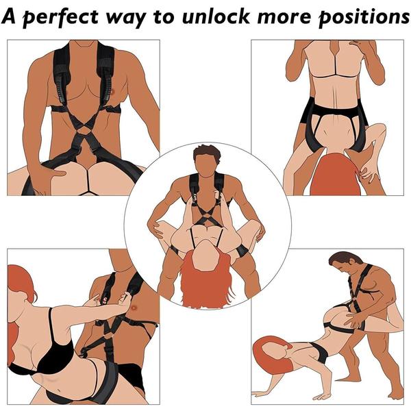 Come Closer 4 Point BDSM | Harness Restraint System | Couples Body Harness、mySite、bottomscart
