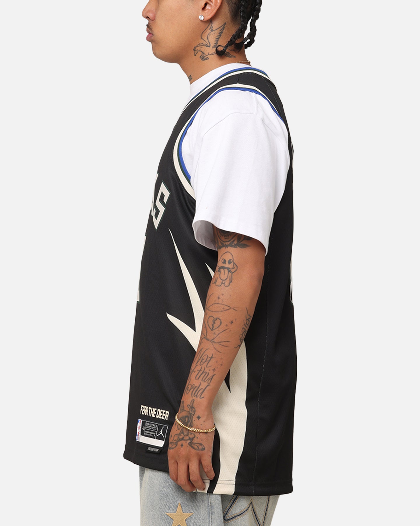 Nike Damian Lillard Milwaukee Bucks #0 Icon Edition 2022/23 Nike Dri-Fit NBA Swingman Jersey Black、mySite、zt4zffjzw