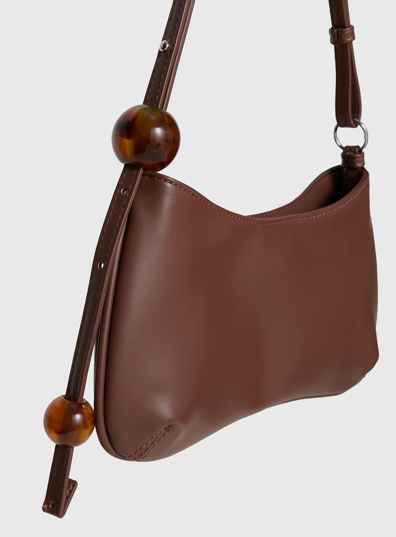 Leightyn Shoulder Bag Brown、mySite、solidvoid