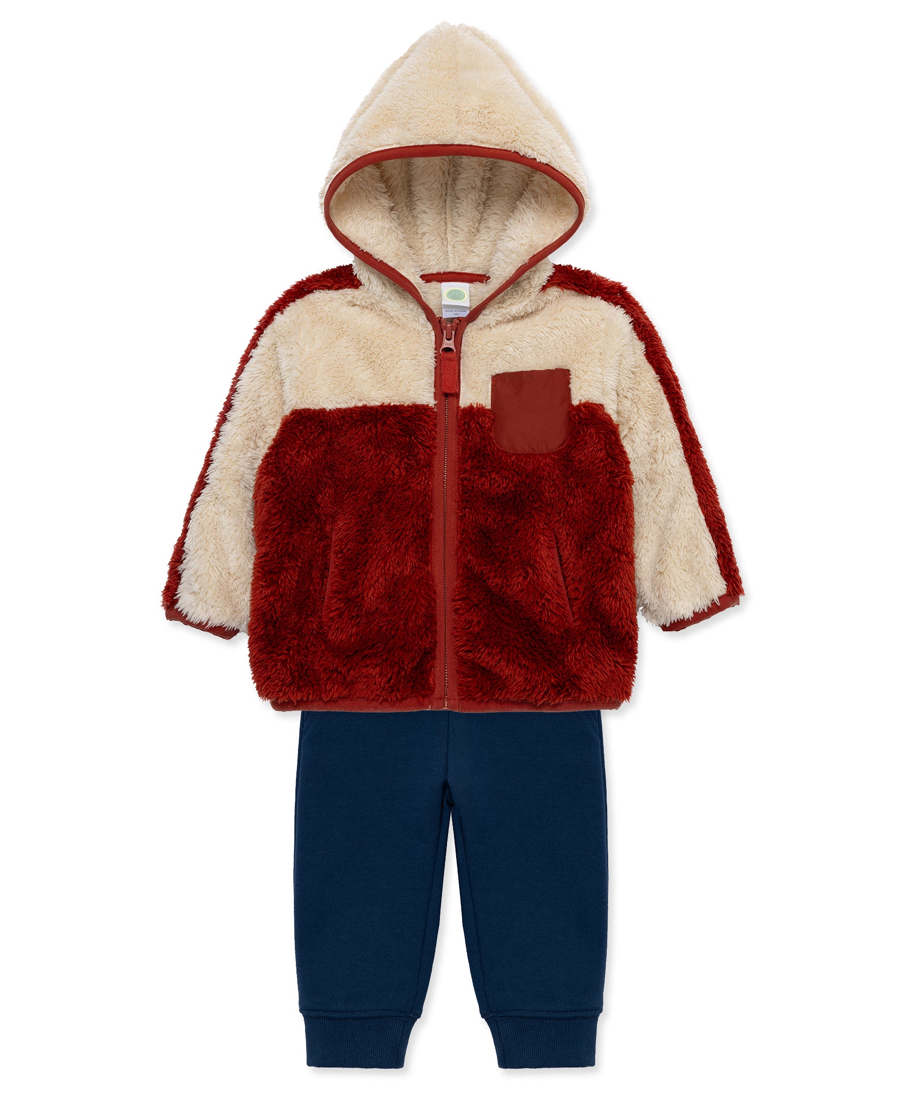  Red Sherpa Jacket Set (2T-4T)、mySite、layawaytickets