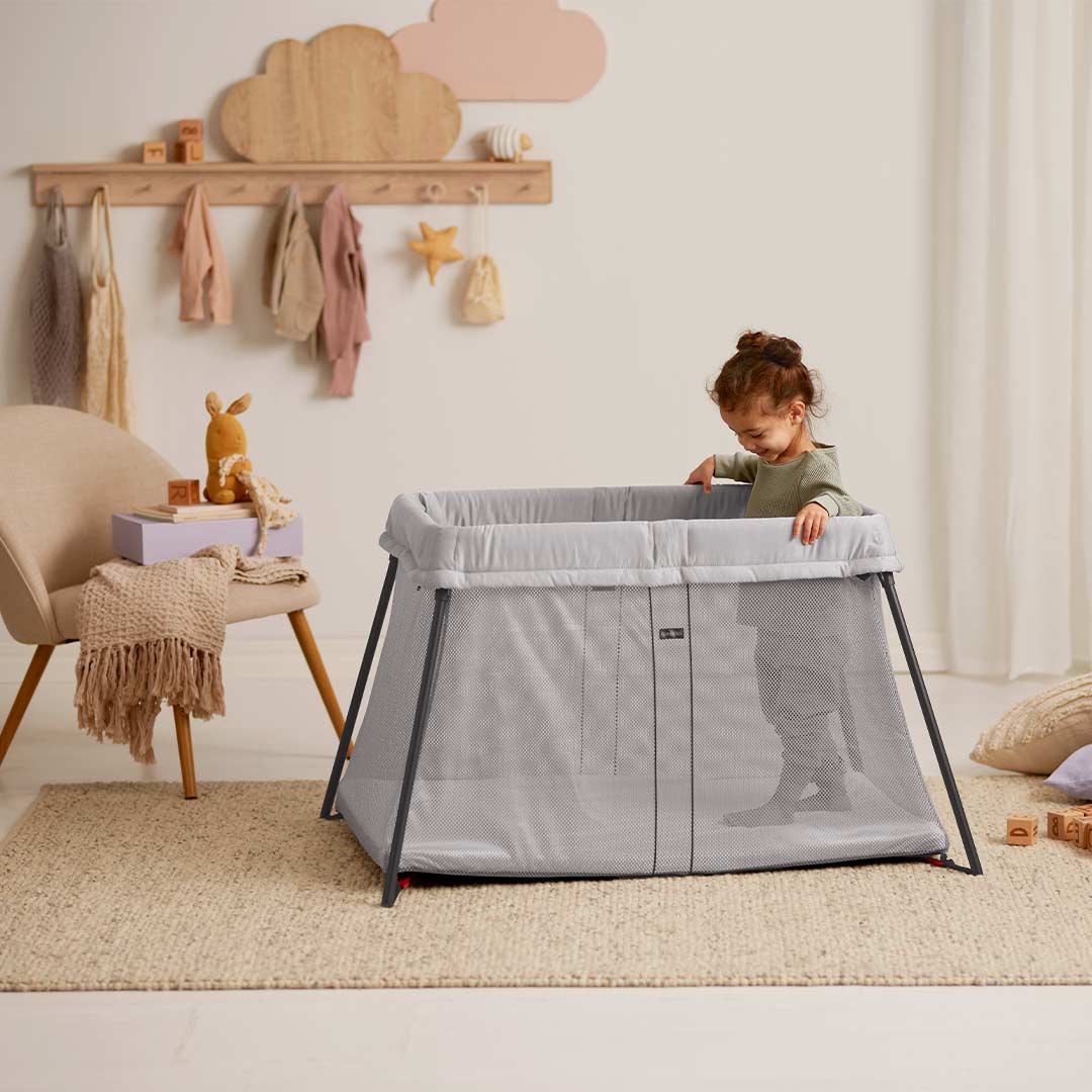  BabyBjorn Travel Cot Light - Silver、mySite、merchandisen