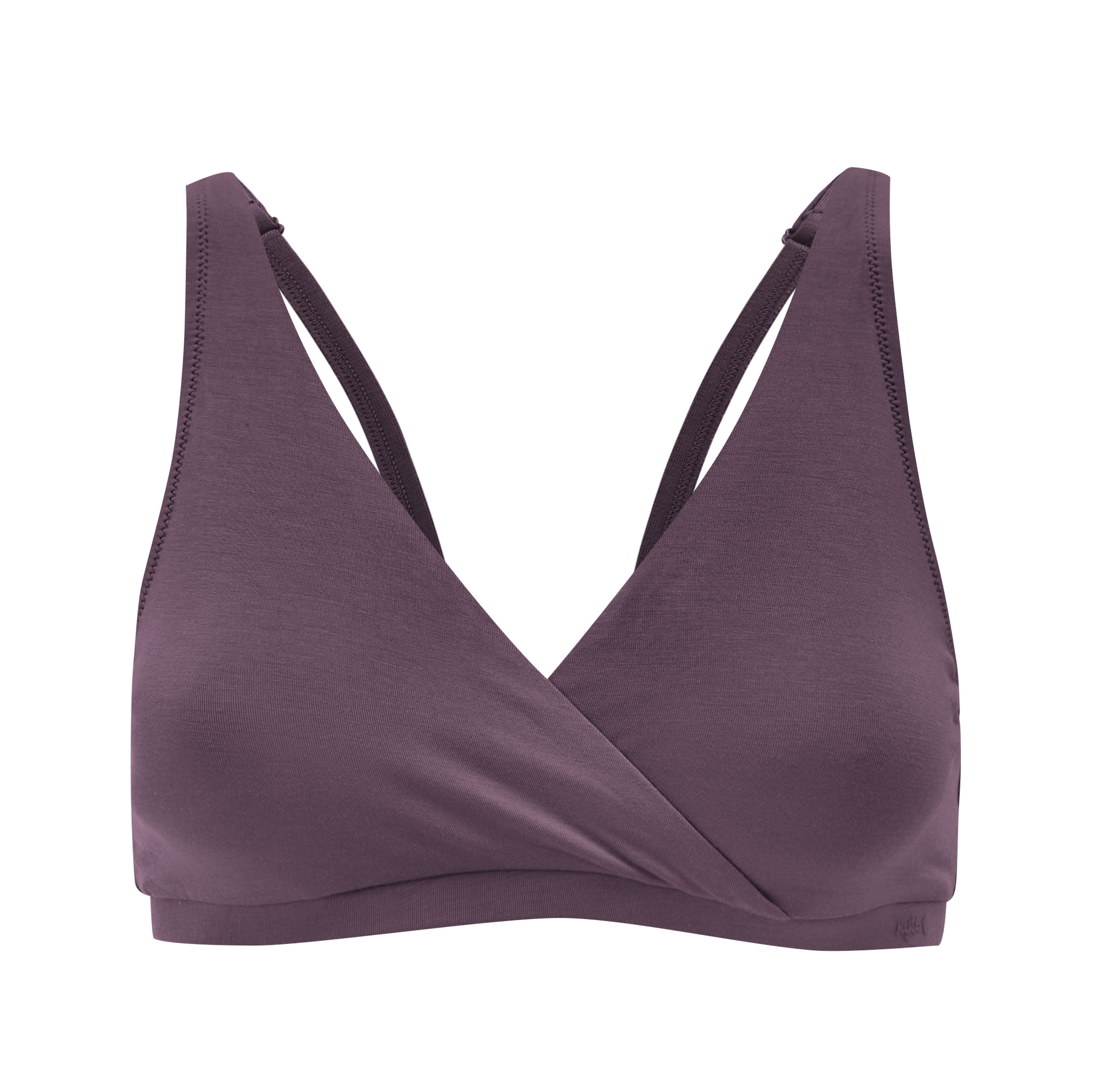  Women's Cross Front Bralette in Currant、mySite、layawaytickets