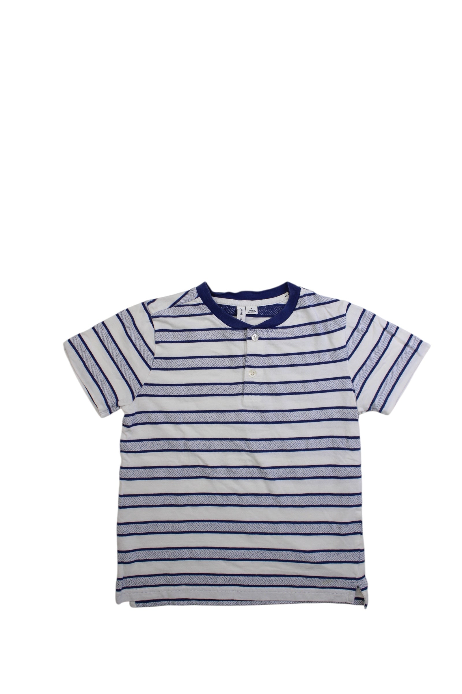 Janie & Jack Stripe Short Sleeve Shirt - Size 6T、mySite、g9winljtr