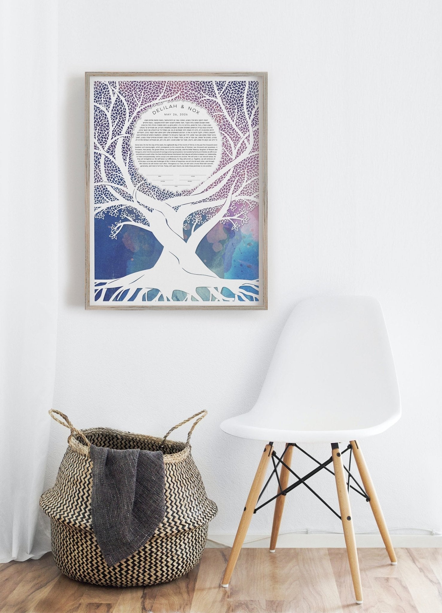  Forever Growing Paper Cut Ketubah by Adriana Saipe、mySite、elrpsem3k