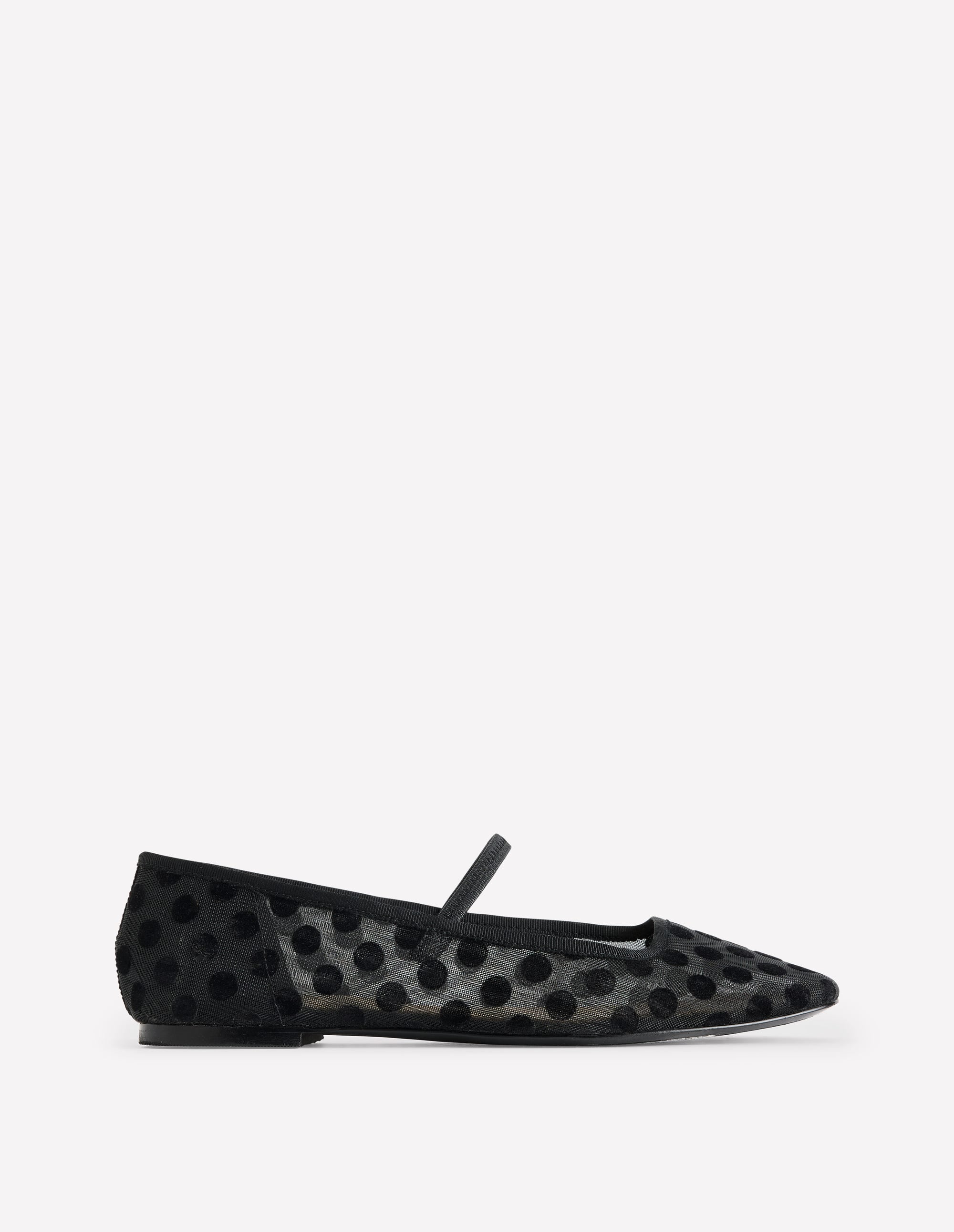  Thea Mary Jane Ballet Flat-Polka Dot Mesh、mySite、ashleygrahame