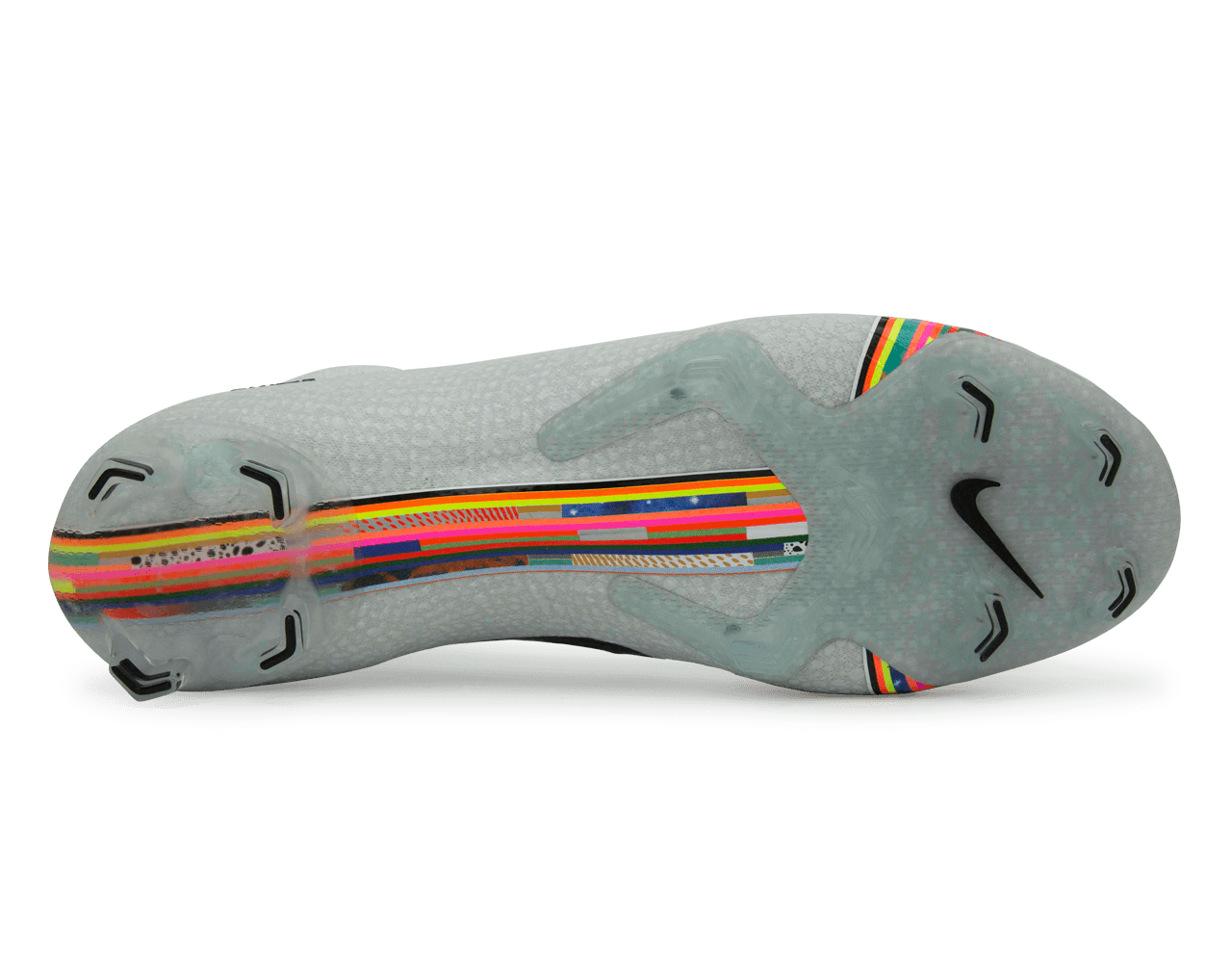 Nike Men's Mercurial Superfly 6 Elite FG White/Black/Pure Platinum、mySite、noshort