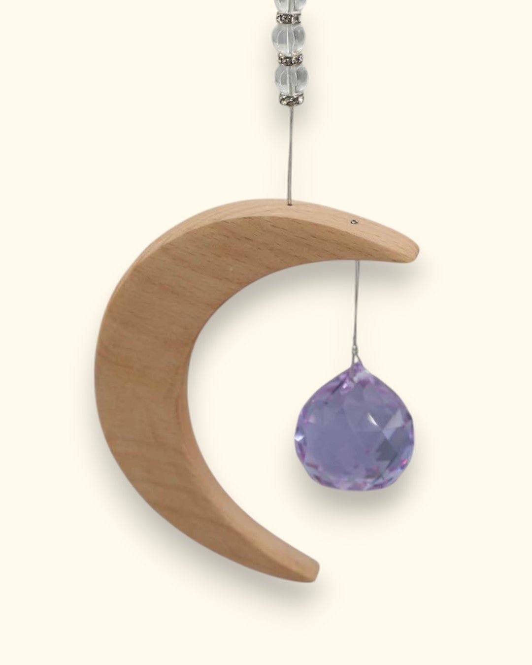 Crystal Moon Prism Sun Catcher Wall Hanging、mySite、topwebapps