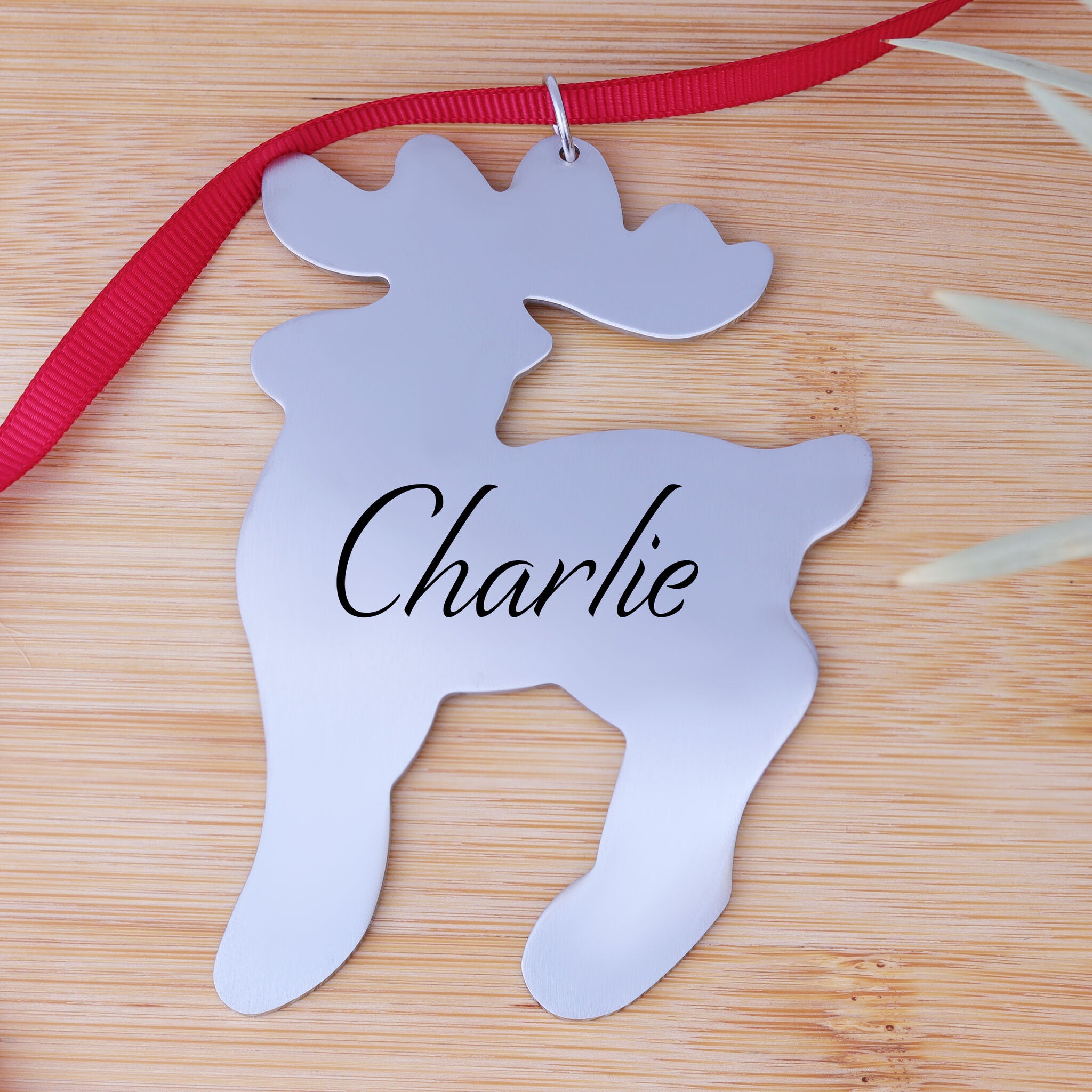 Stainless Steel Blank Reindeer Ornament / CTO1002、mySite、dreamappss