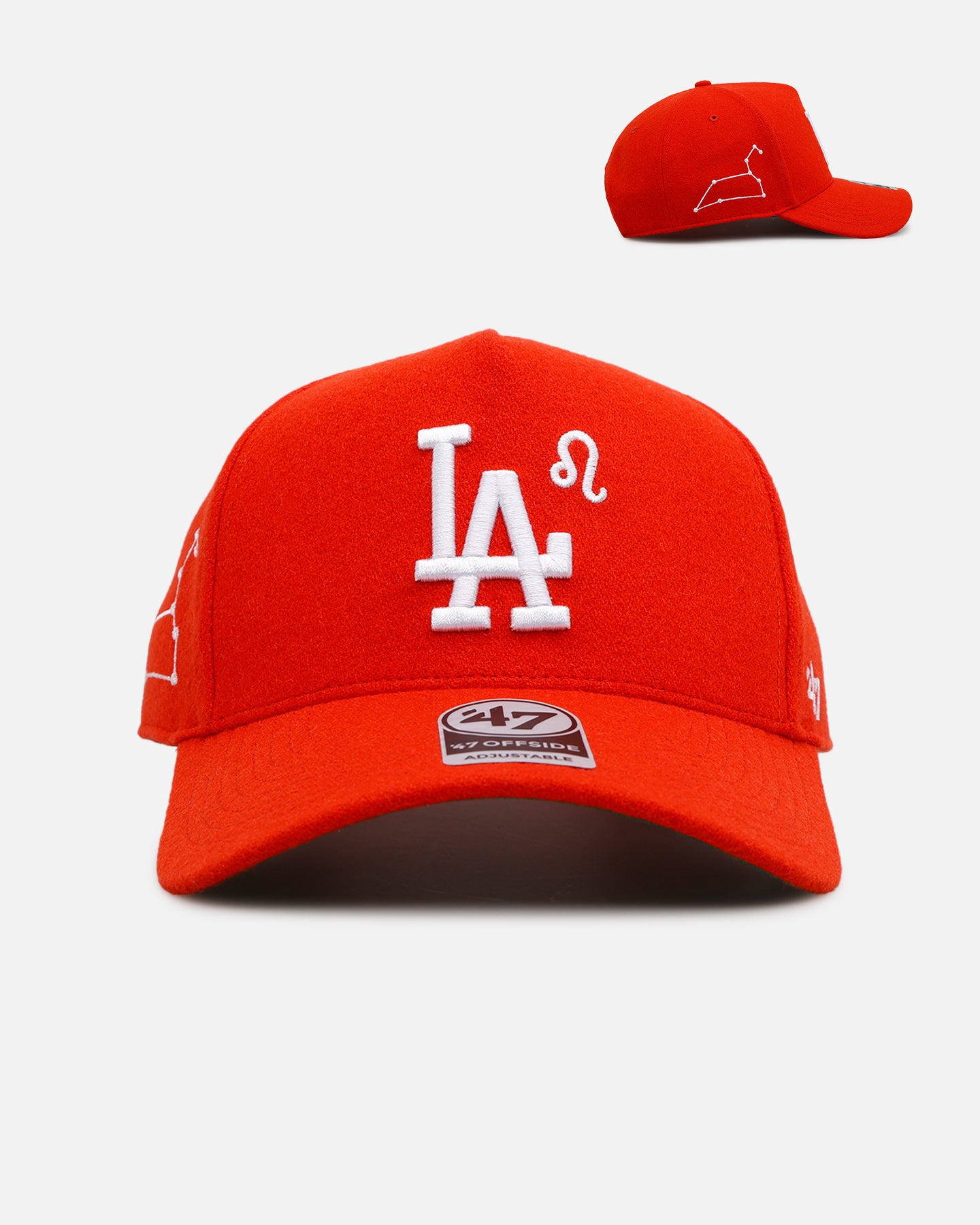 47 Brand Los Angeles Dodgers 'Zodiac' Leo 47 Offside Snapback Orange、mySite、zt4zffjzw