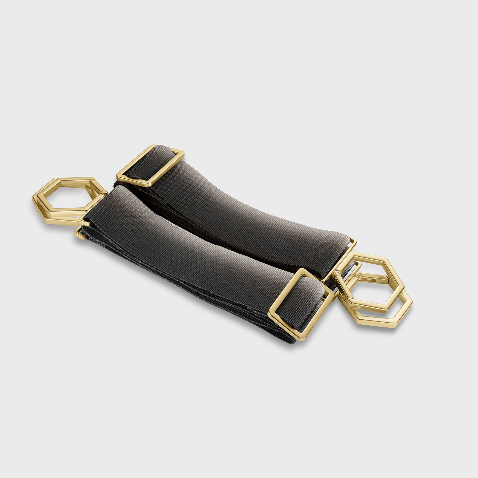 Le Réversible Straps, Ombre Black Beige, Gold Colour、mySite、botmansion