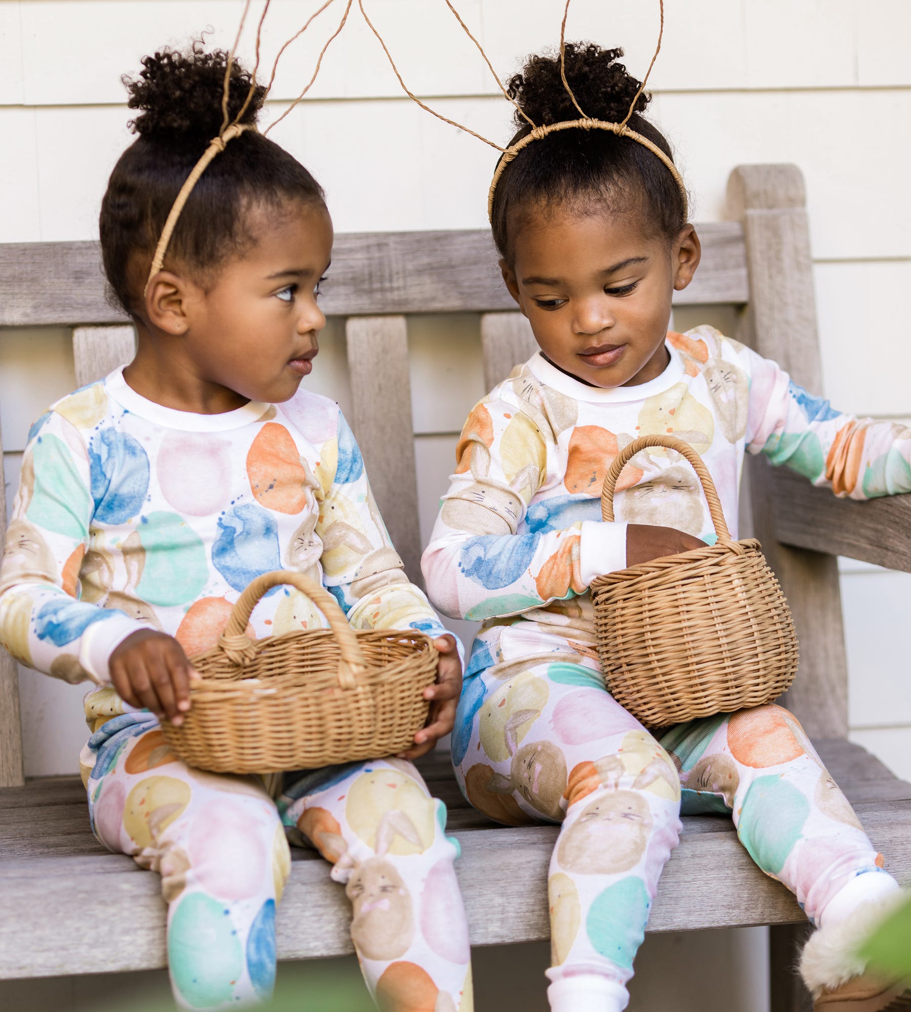 Easter Friends Organic Cotton 2-Piece Pajamas、mySite、g9winljtr