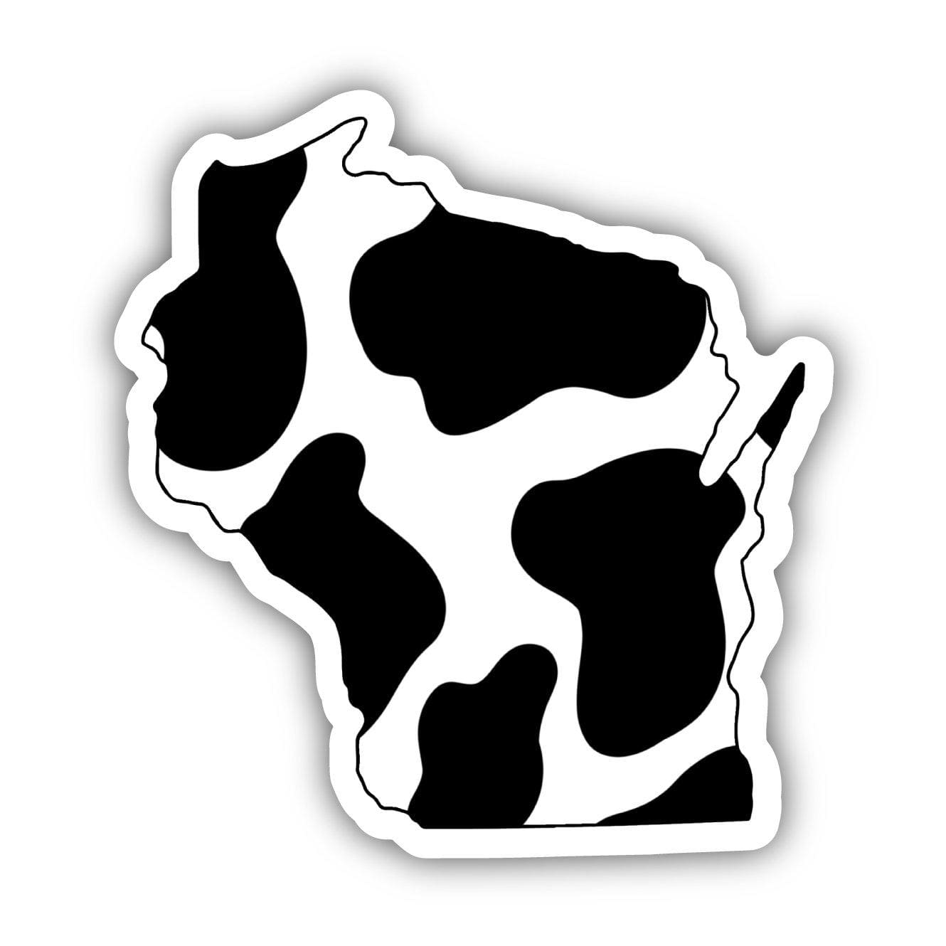  Wisconsin Cow Pattern Sticker、mySite、elrpsem3k