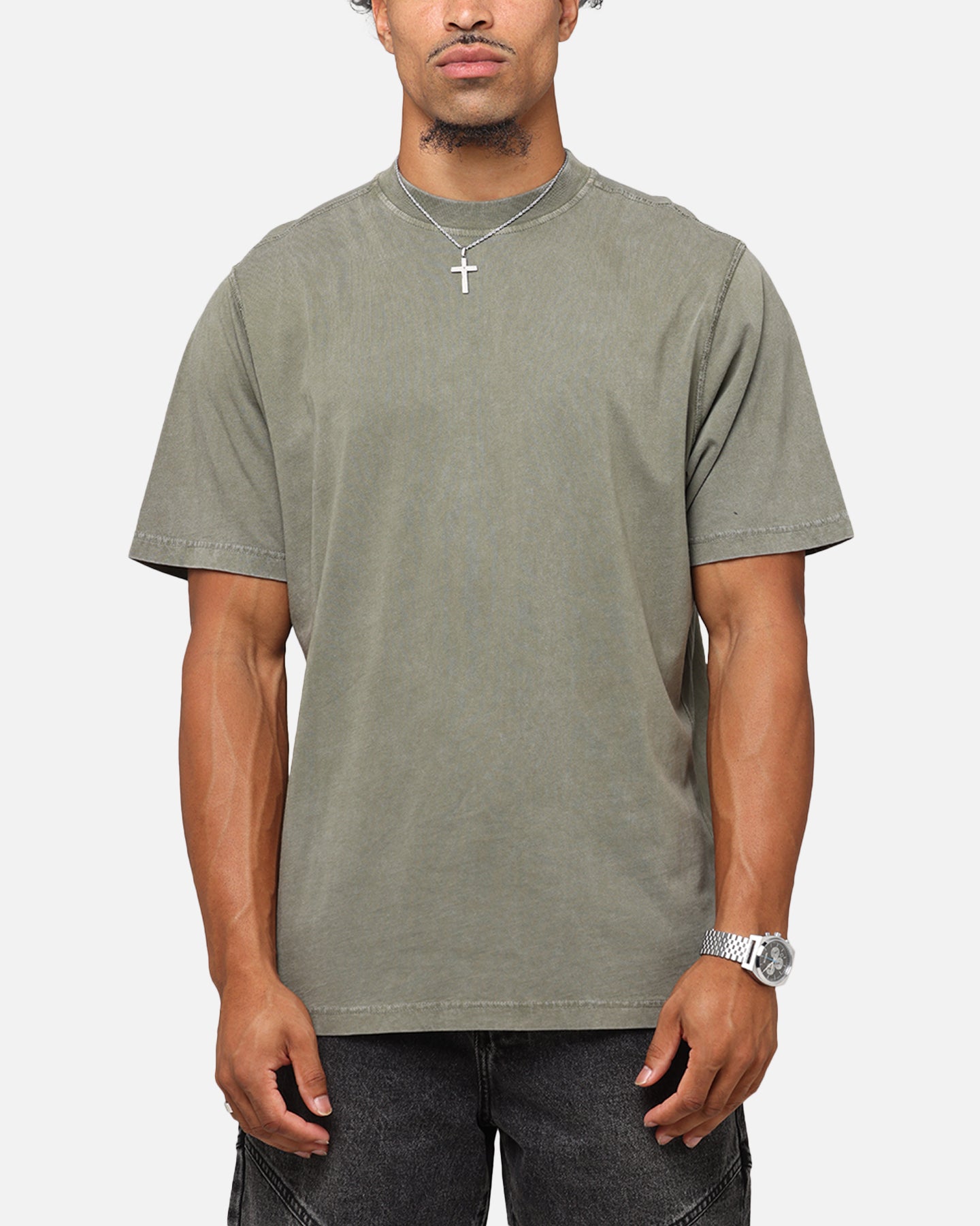 Saint Morta Vintage T-Shirt Washed Dark Khaki、mySite、zt4zffjzw