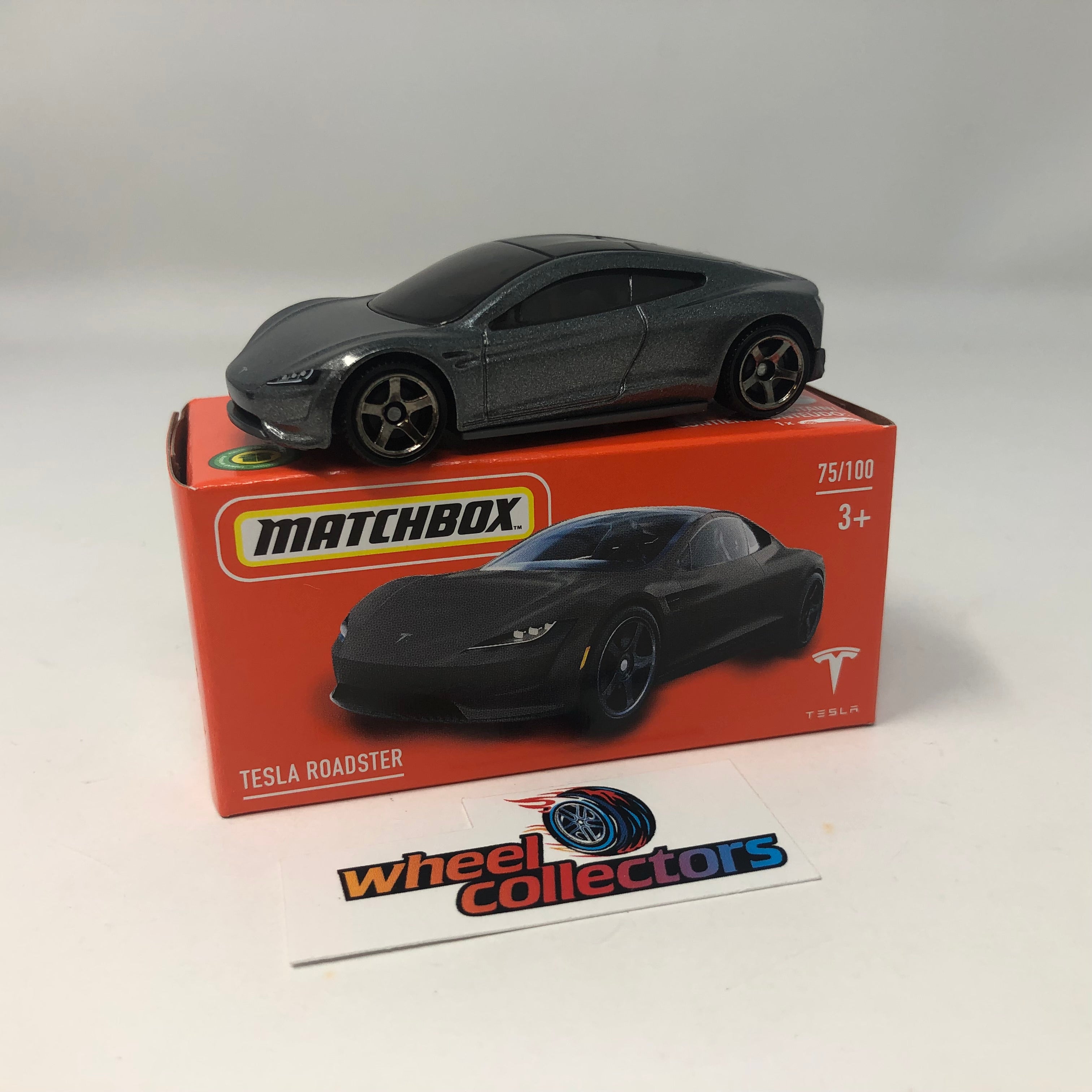 Tesla Roadster * Grey * 2022 Matchbox POWER GRABS Case E Release、mySite、hgirdovlk