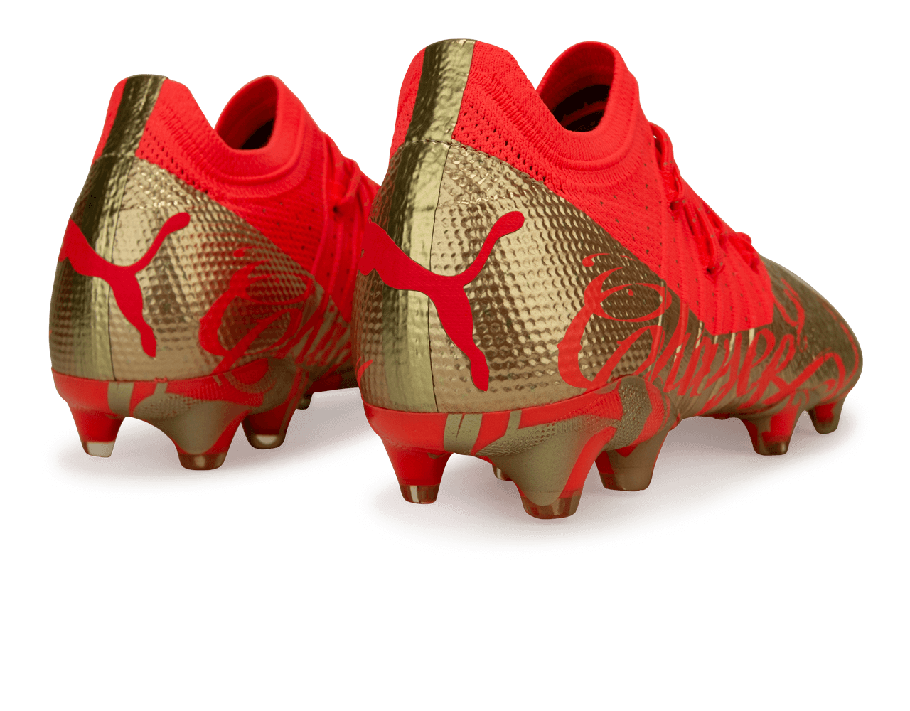PUMA Men's Future 1.4 Neymar Jr FG/AG Fiery Coral/Gold、mySite、bottomscart