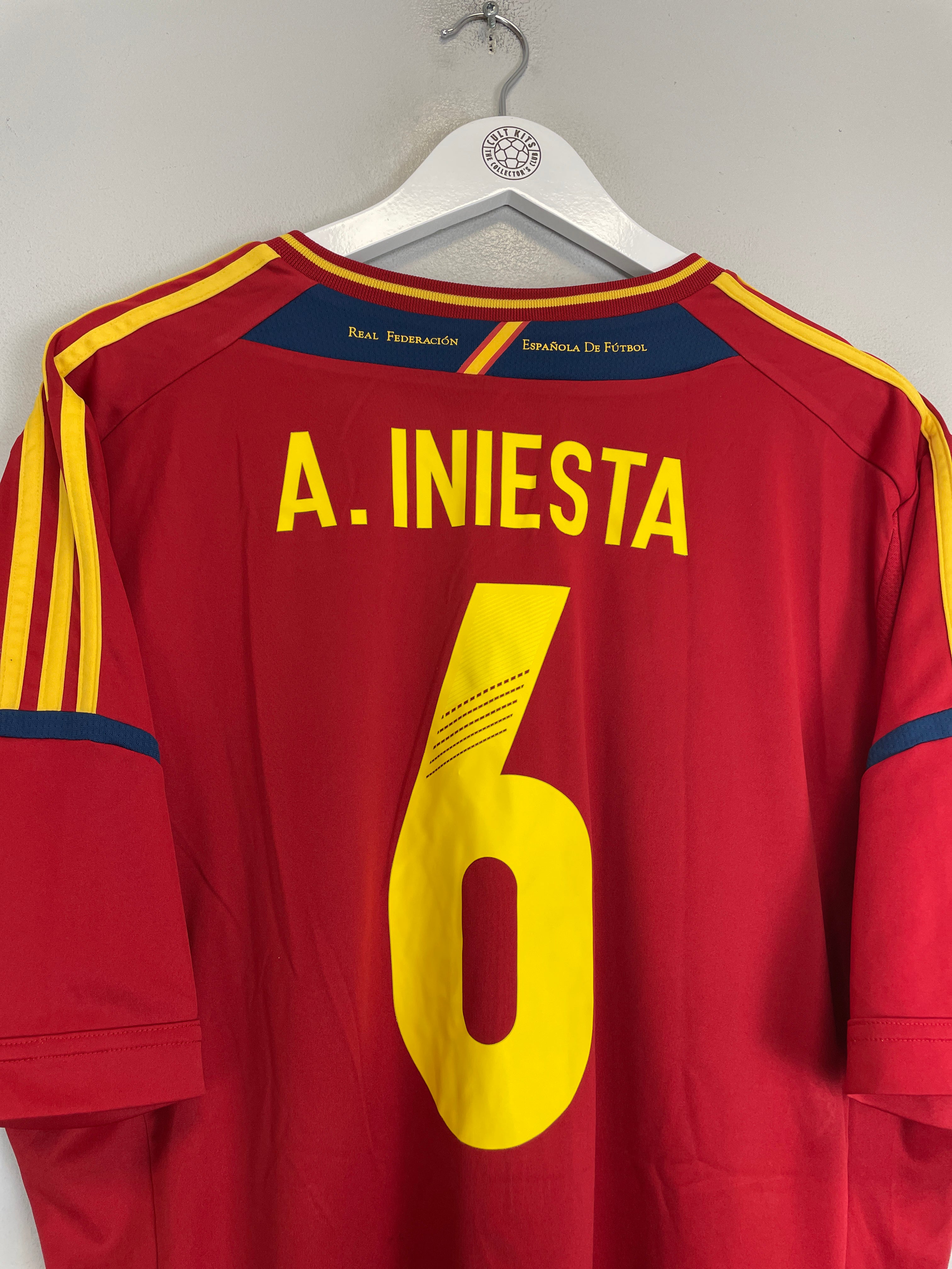 2012/13 SPAIN A.INIESTA #6 HOME SHIRT (XXL) ADIDAS、mySite、sh2012/13 SPAIN A.INIESTA #6 HOME SHIRT (XXL) ADIDAS、mySite、glenpowelloop_name