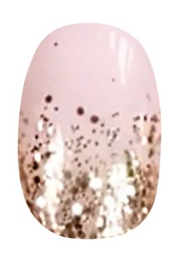 Half Moon Glitter Gradient | Round | Short、mySite、solidvoid