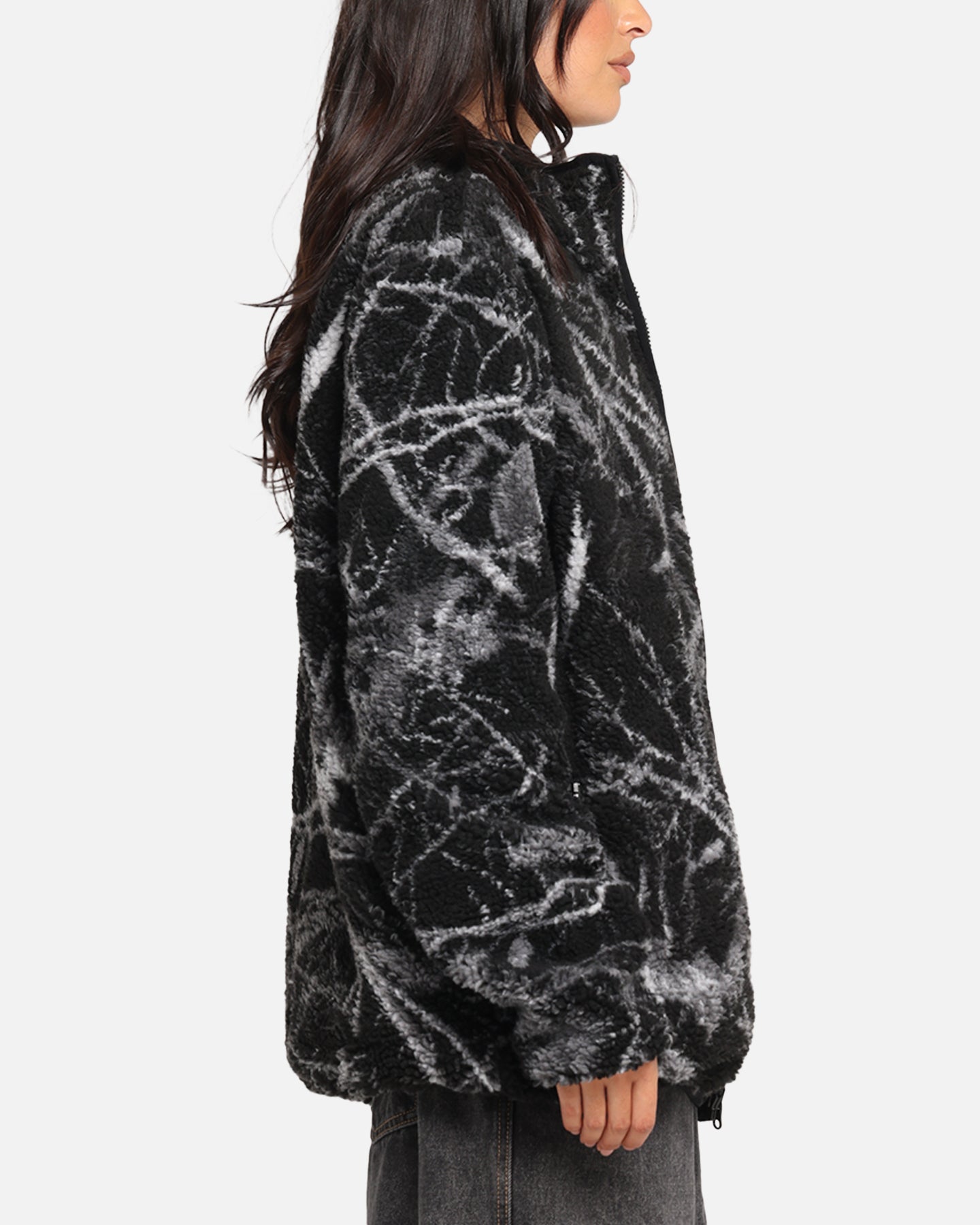 X-Large Camo Reversible Sherpa Jacket Black、mySite、zt4zffjzw